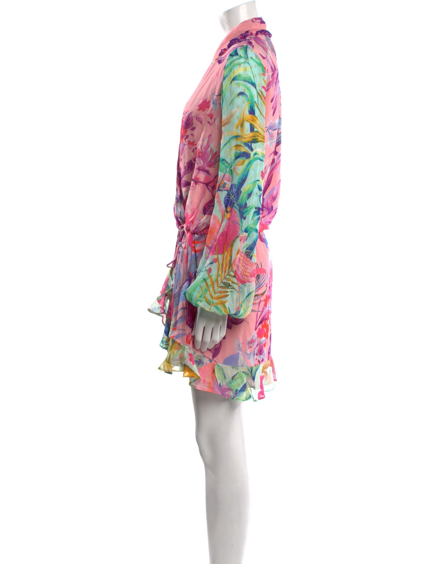 Rococo Sand Floral Print Mini Dress