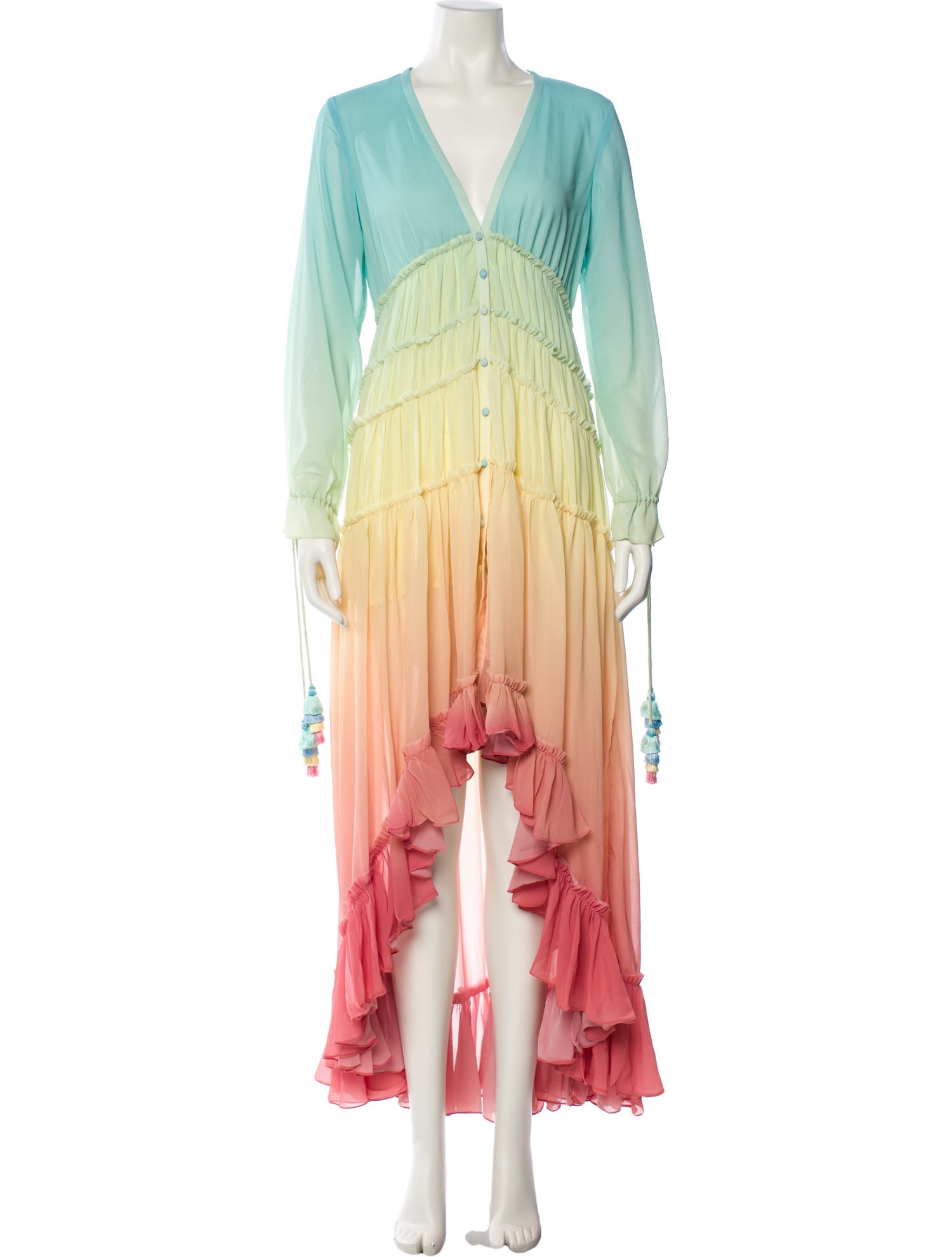 Rococo Sand Striped Long Dress