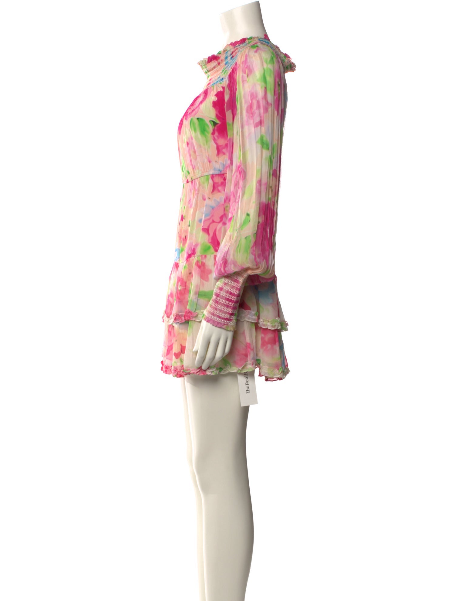 Rococo Sand Floral Print Mini Dress