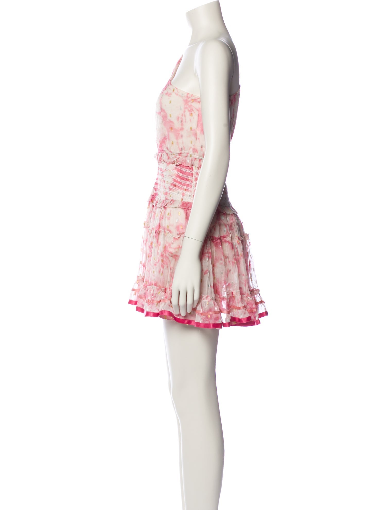 Rococo Sand Floral Print Mini Dress