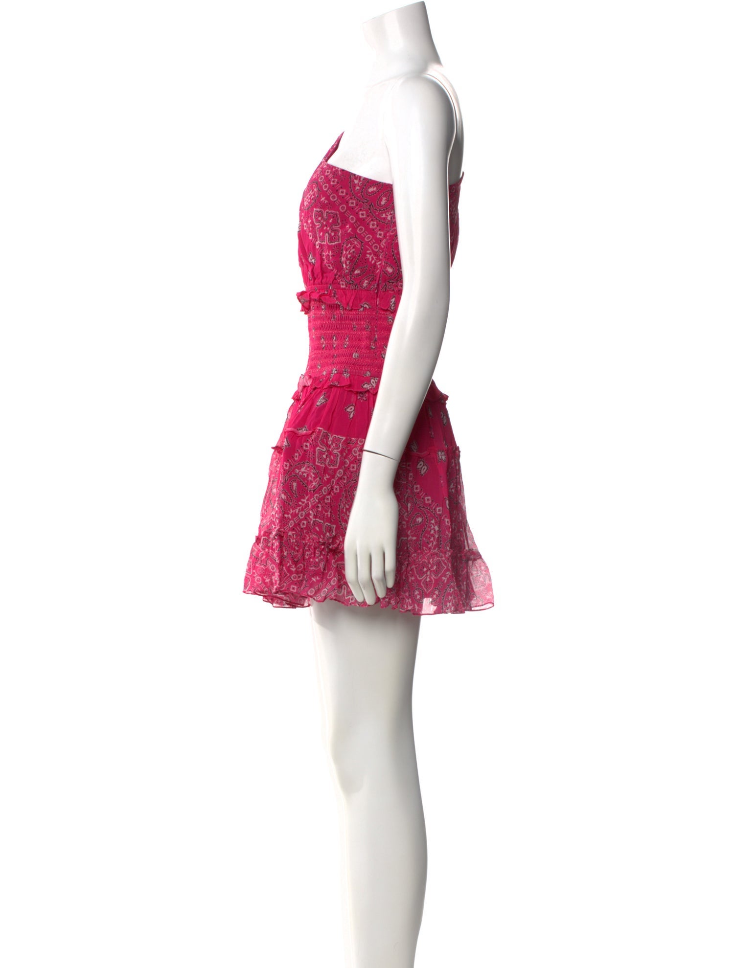 Rococo Sand Floral Print Mini Dress