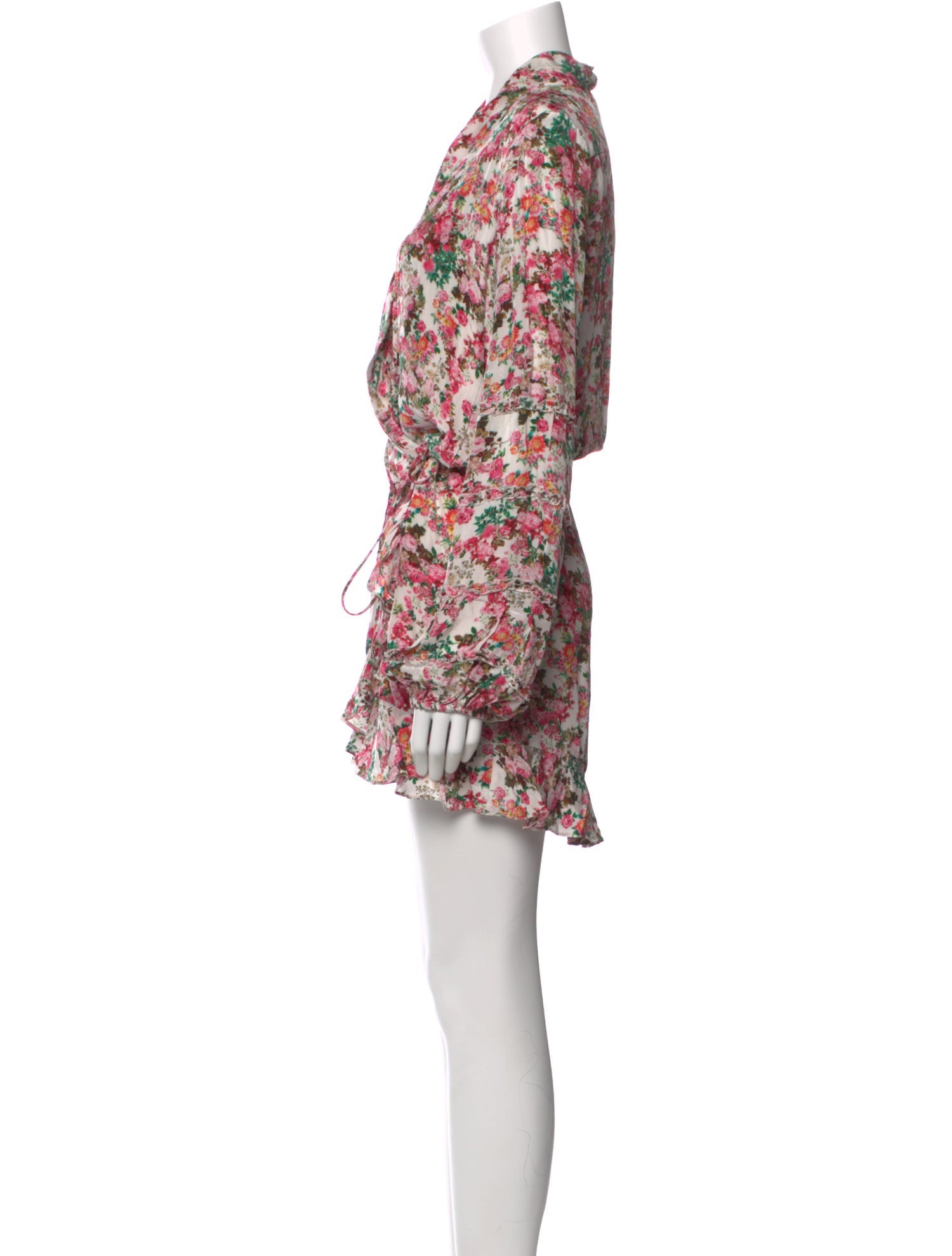 Rococo Sand Floral Print Mini Dress