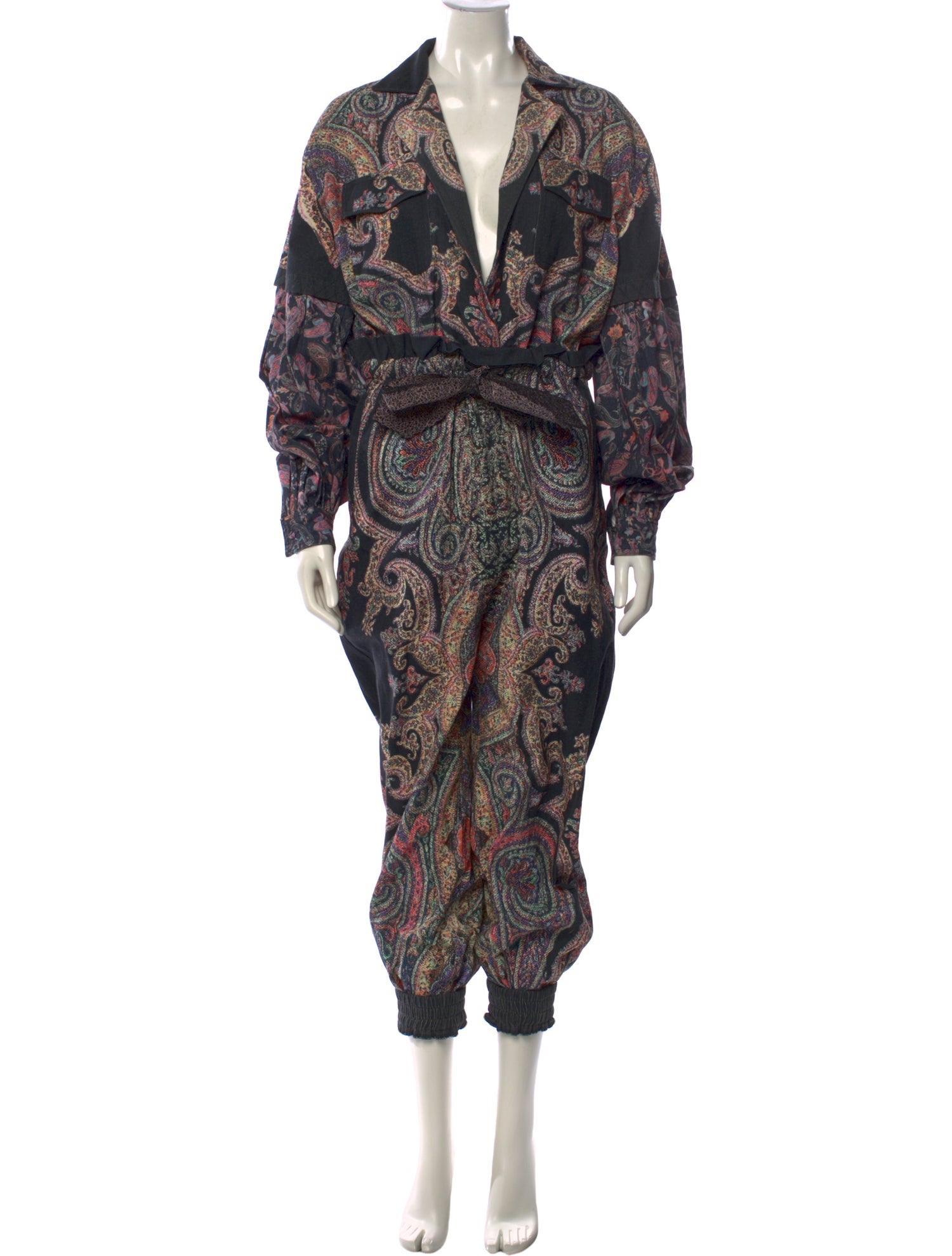 Rococo Sand Paisley Print Jumpsuit