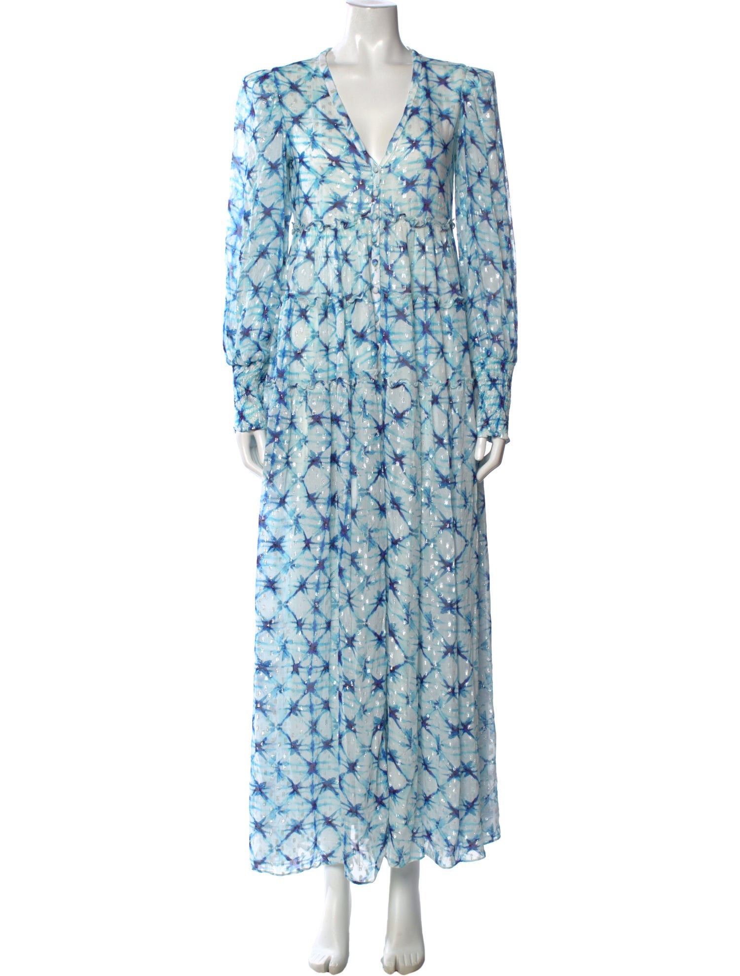 Rococo Sand Printed Long Dress w/ Tags