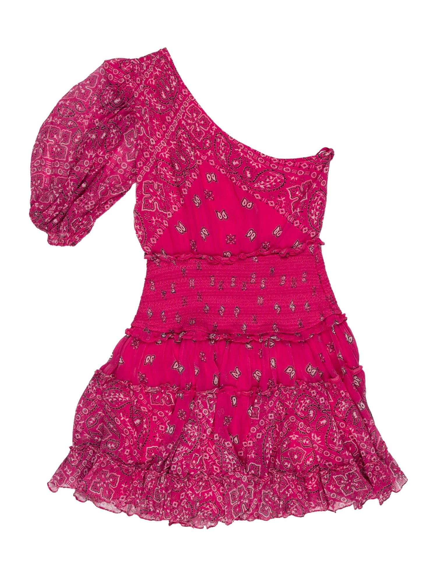 Rococo Sand Paisley Print Mini Dress