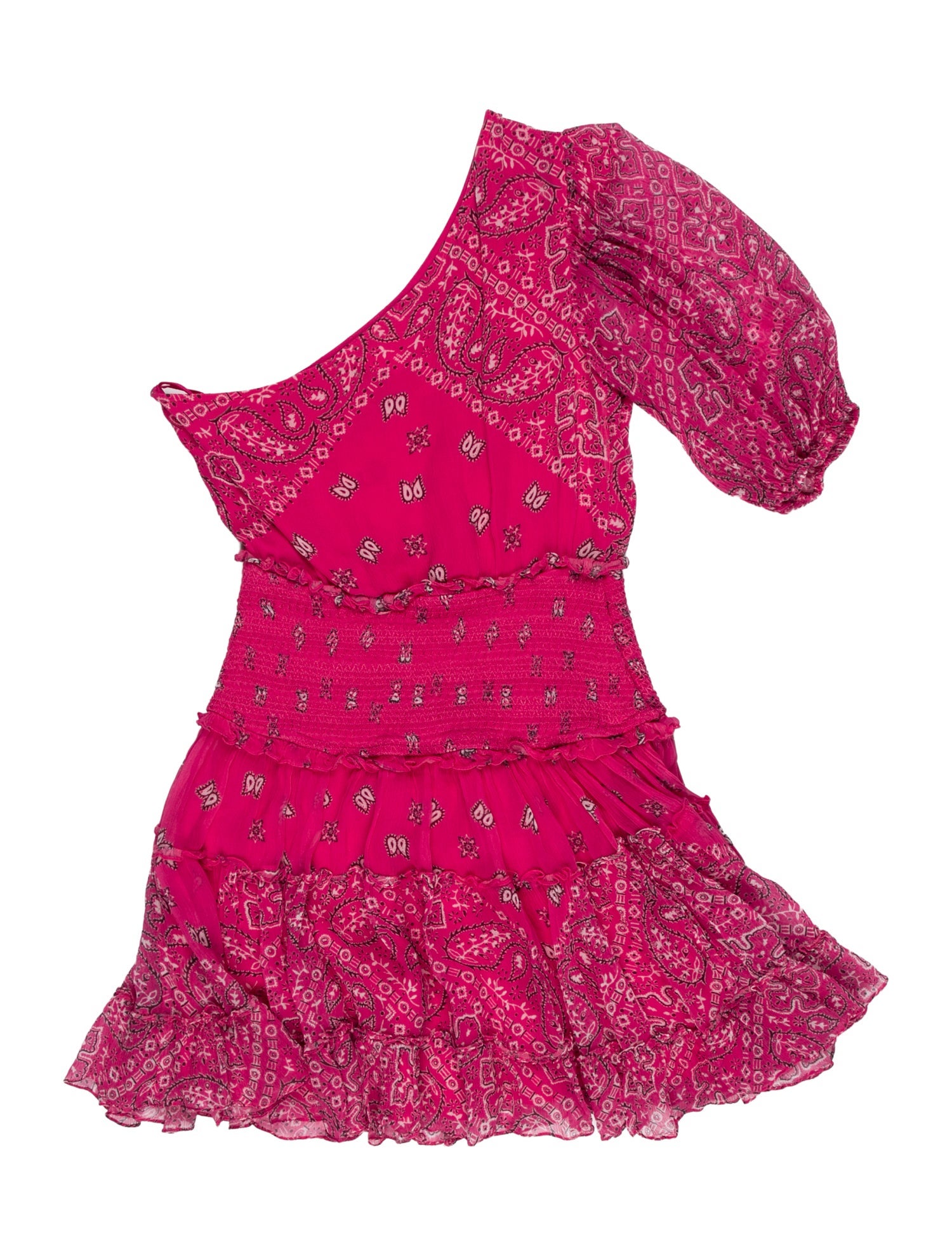 Rococo Sand Paisley Print Mini Dress