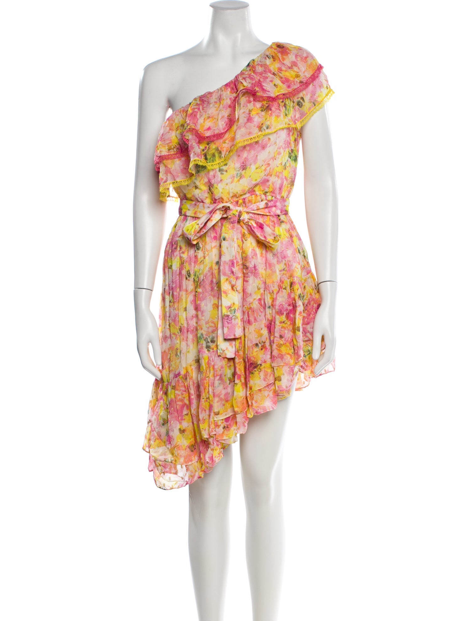 Rococo Sand Floral Print Mini Dress