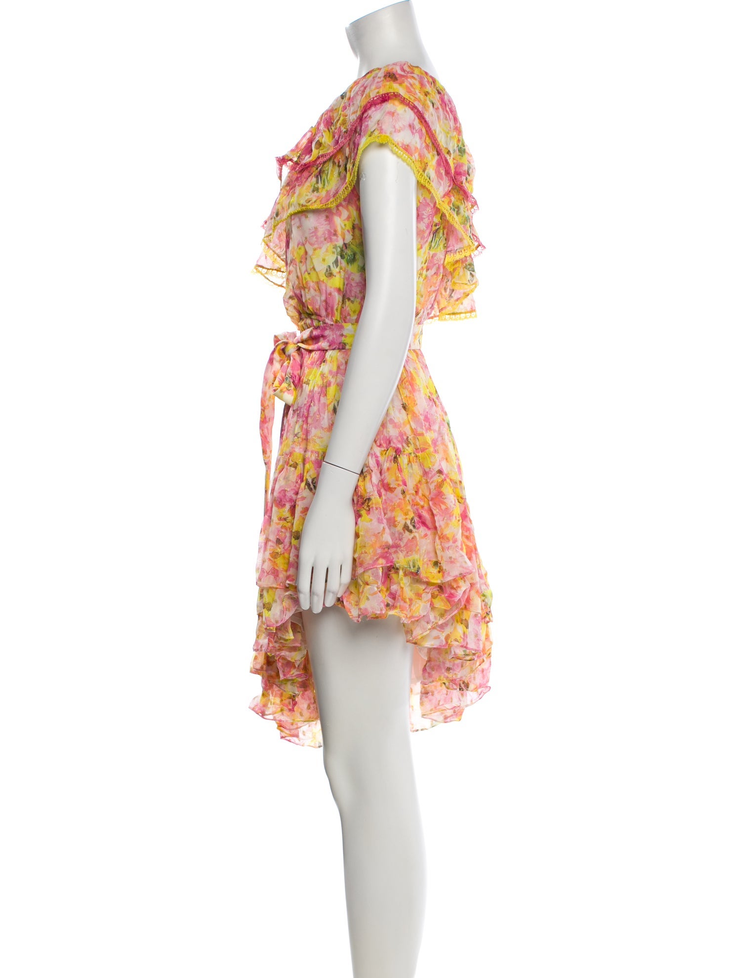 Rococo Sand Floral Print Mini Dress