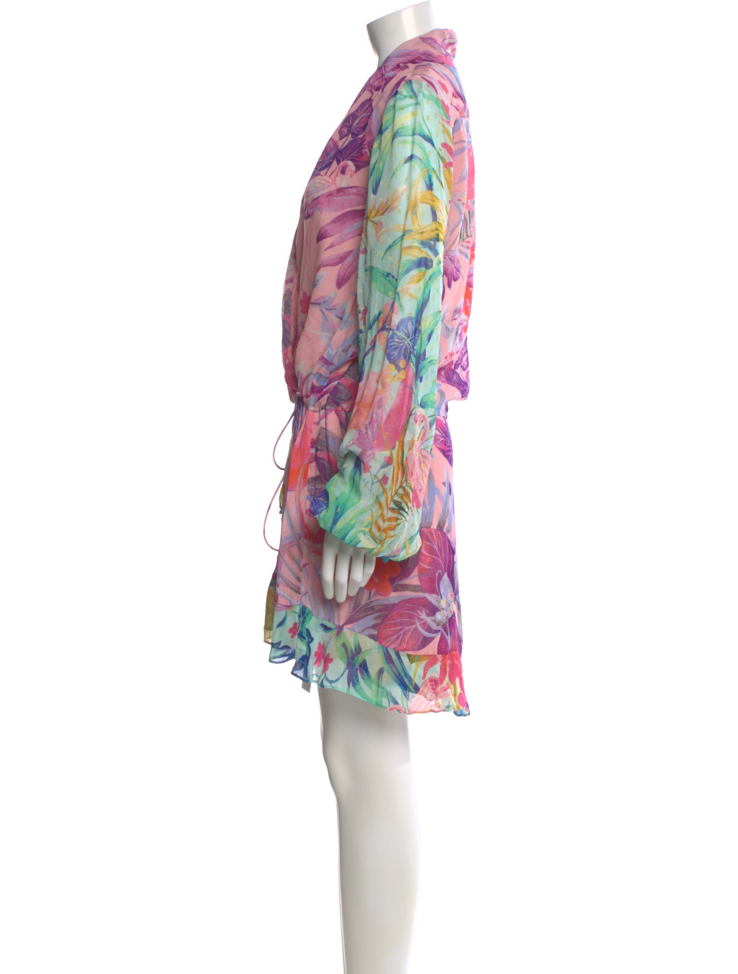 Rococo Sand Floral Print Mini Dress