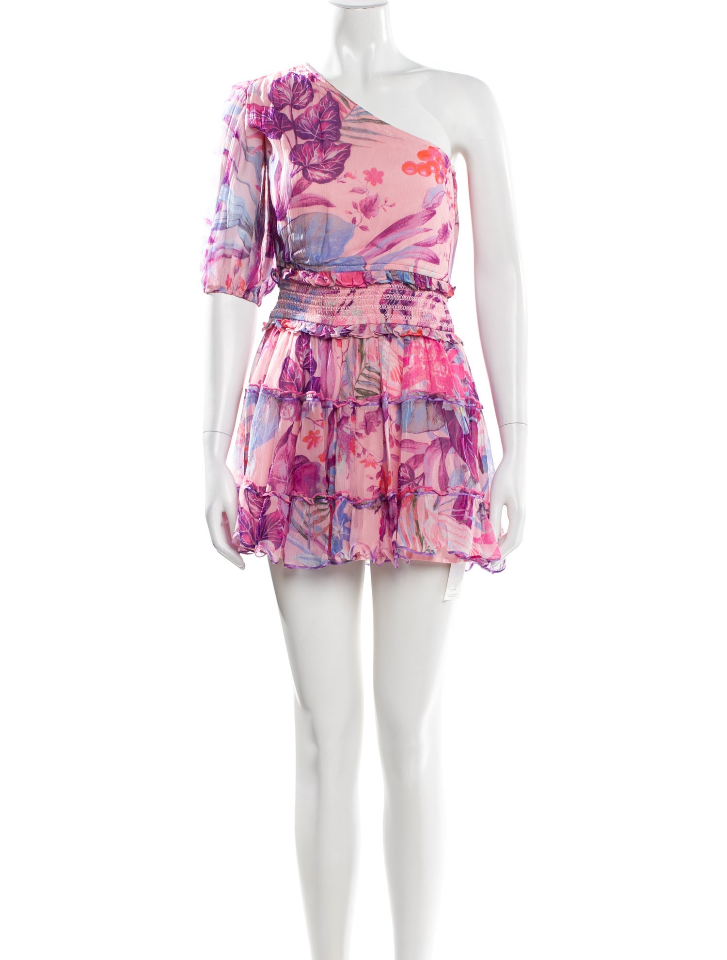 Rococo Sand Floral Print Mini Dress