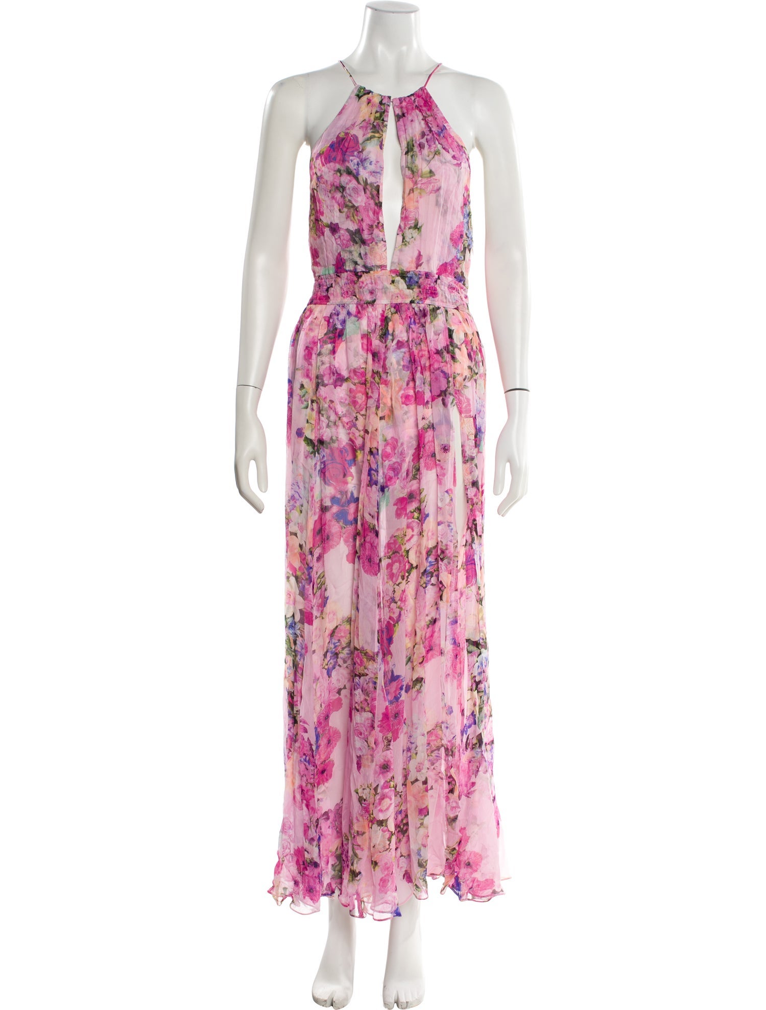 Rococo Sand Floral Print Long Dress