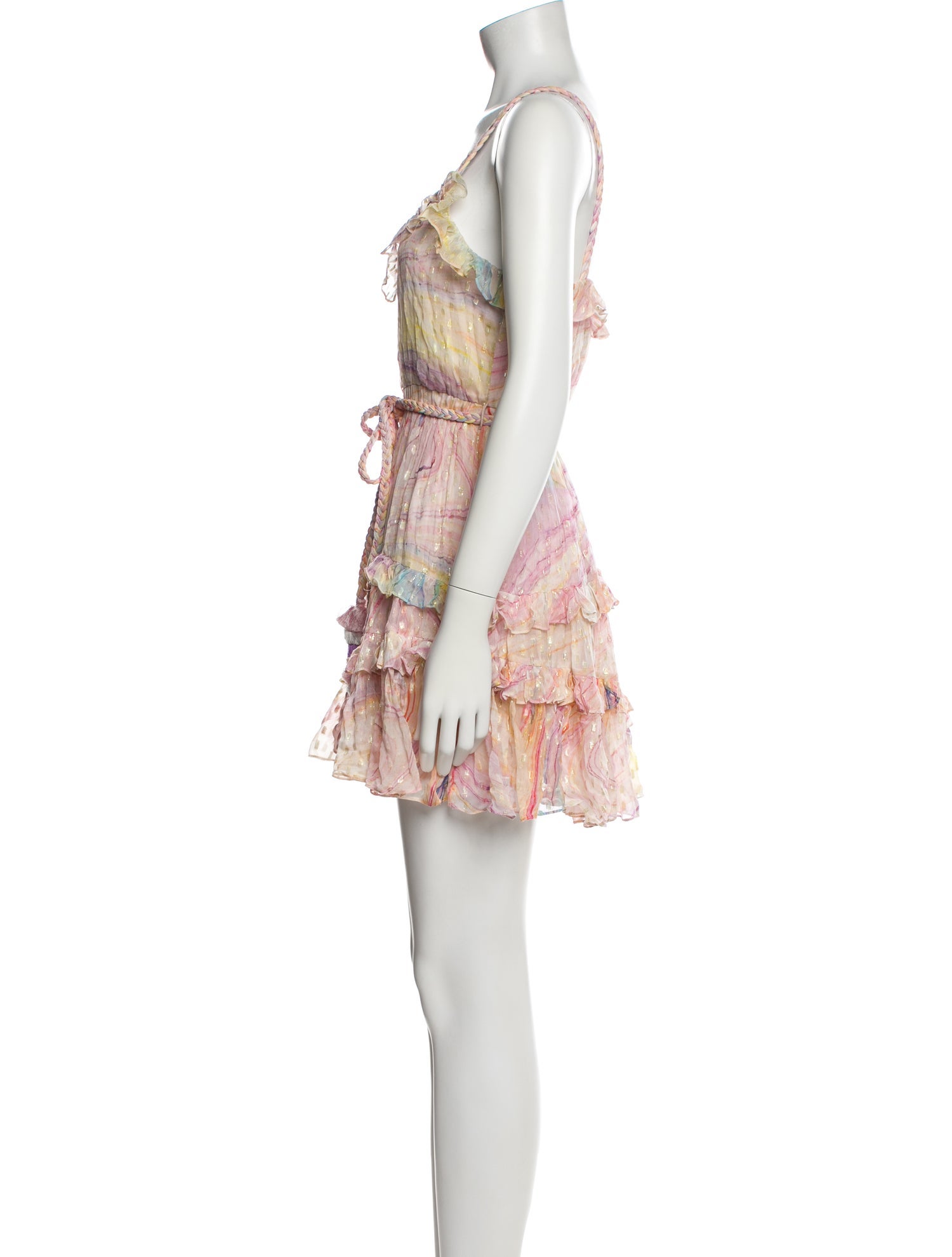 Rococo Sand Floral Print Mini Dress
