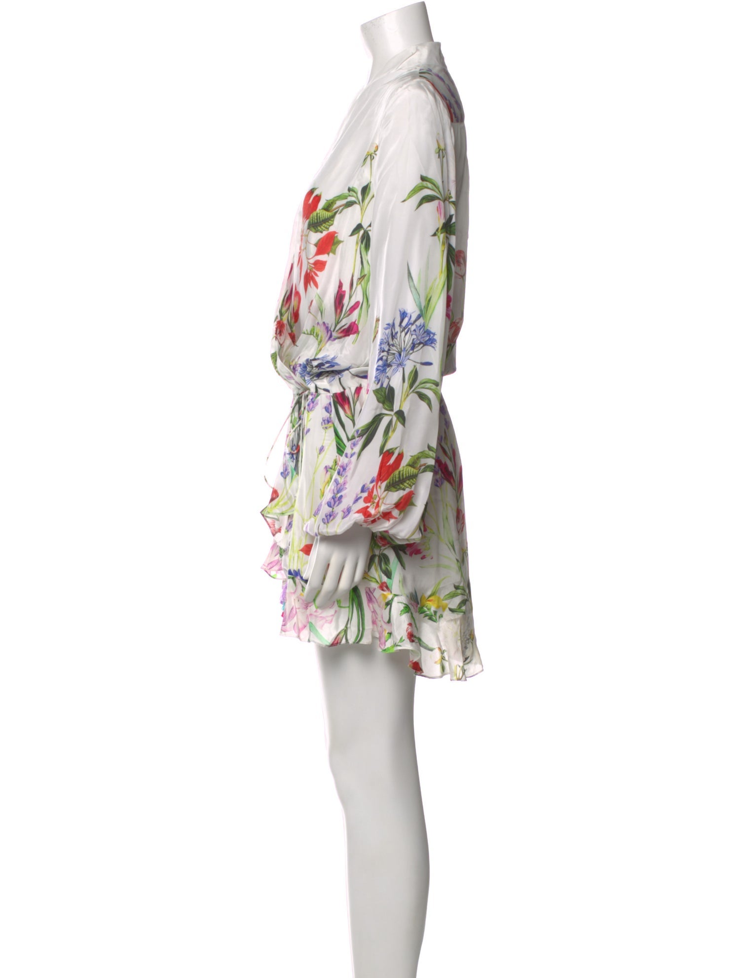 Rococo Sand Floral Print Knee-Length Dress