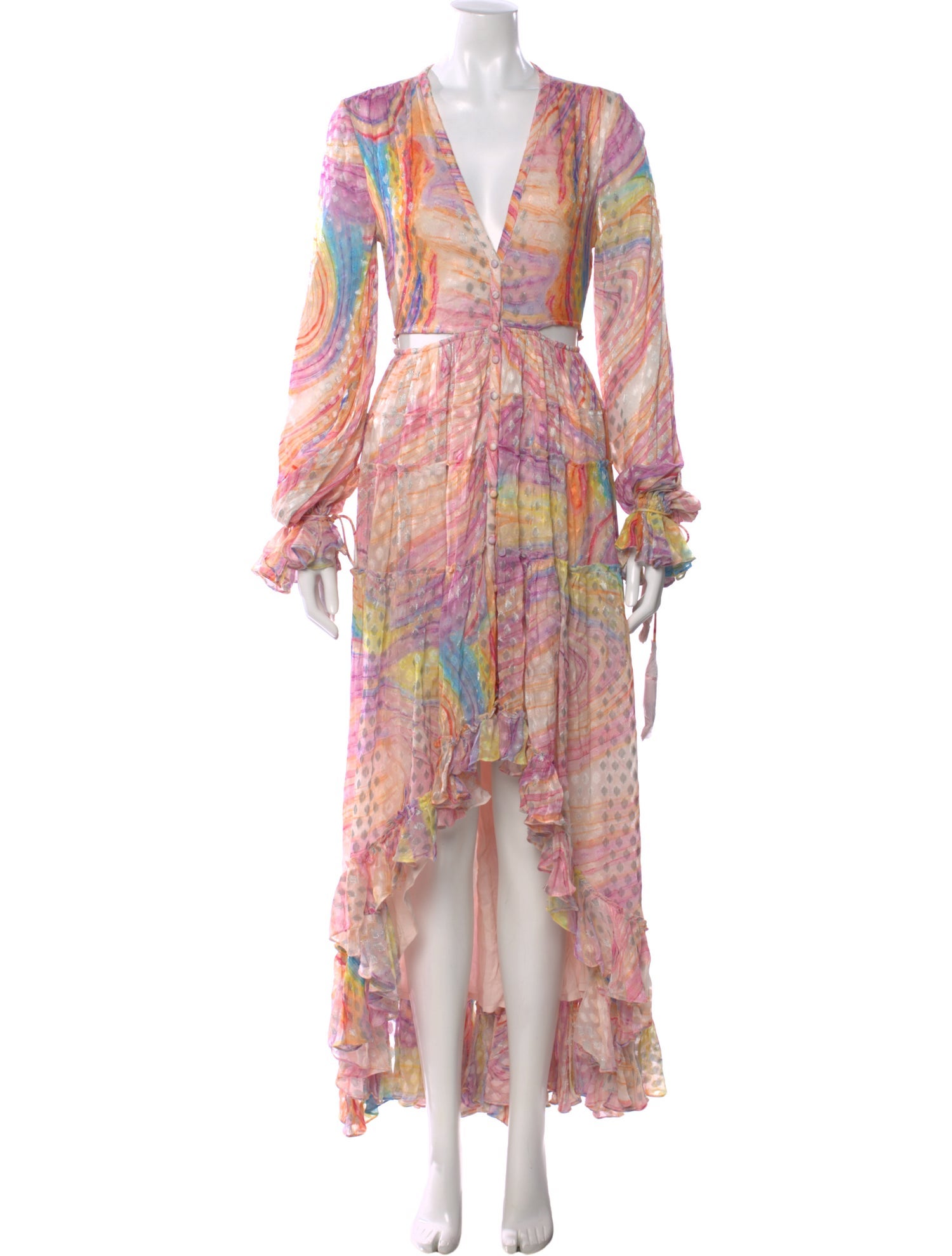 Rococo Sand Printed Long Dress w/ Tags