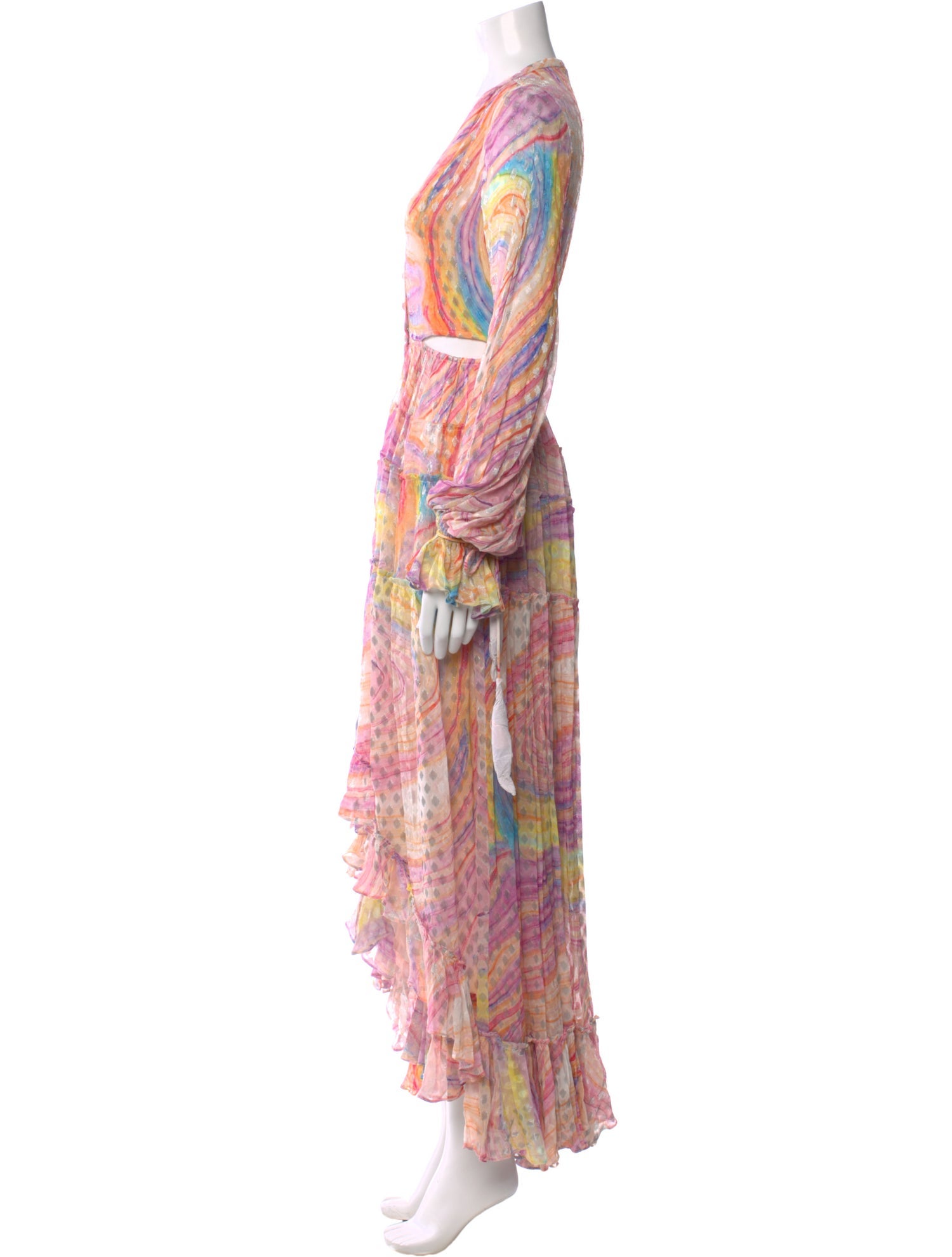 Rococo Sand Printed Long Dress w/ Tags