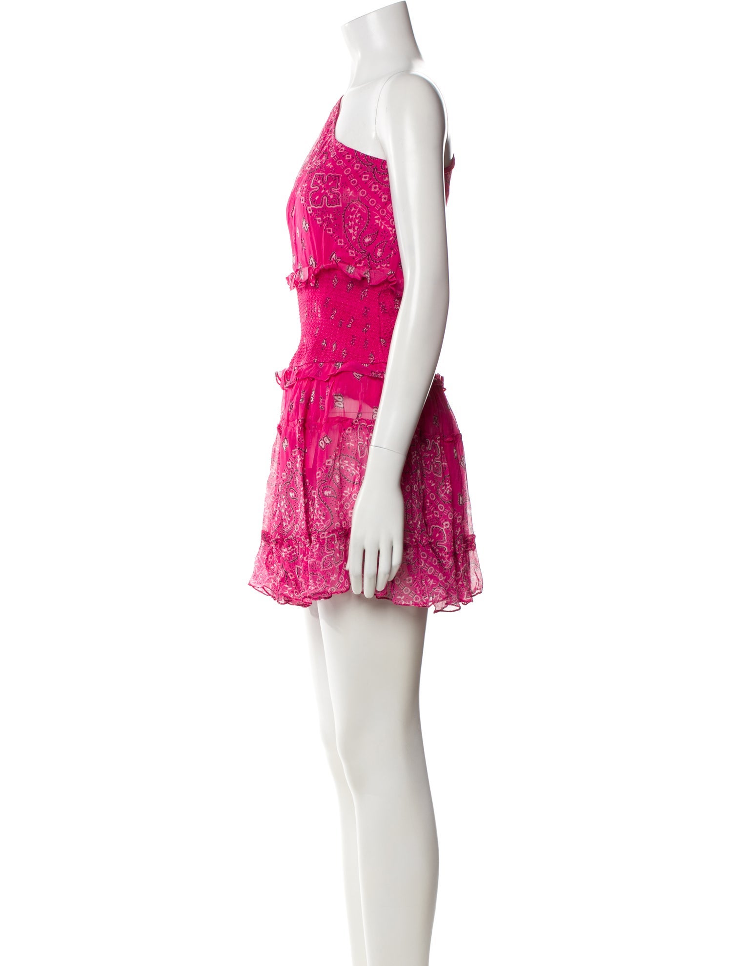 Rococo Sand Floral Print Mini Dress