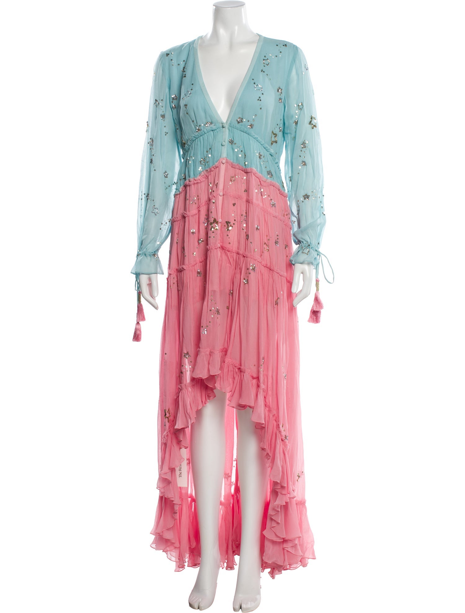 Rococo Sand Floral Print Midi Length Dress