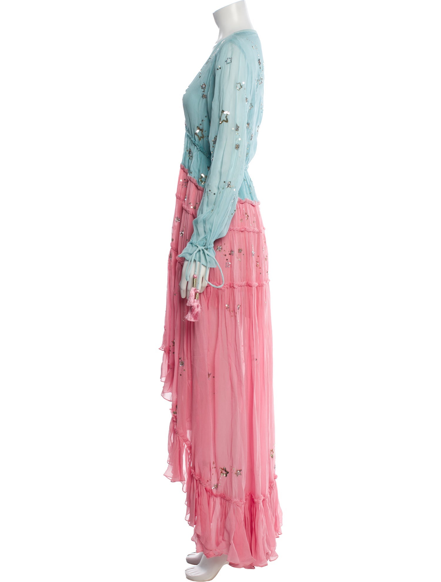 Rococo Sand Floral Print Midi Length Dress