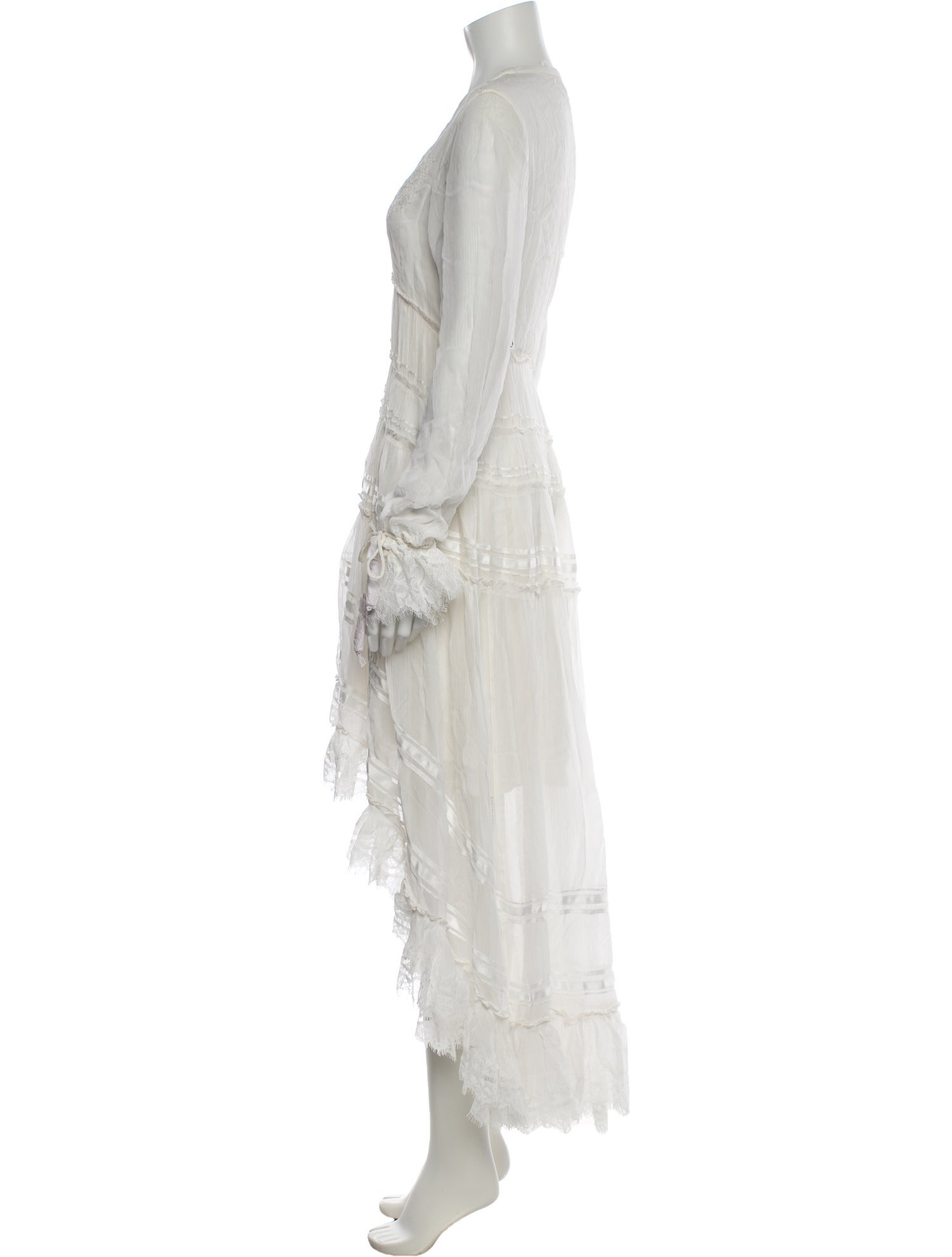 Rococo Sand V-Neck Long Dress w/ Tags