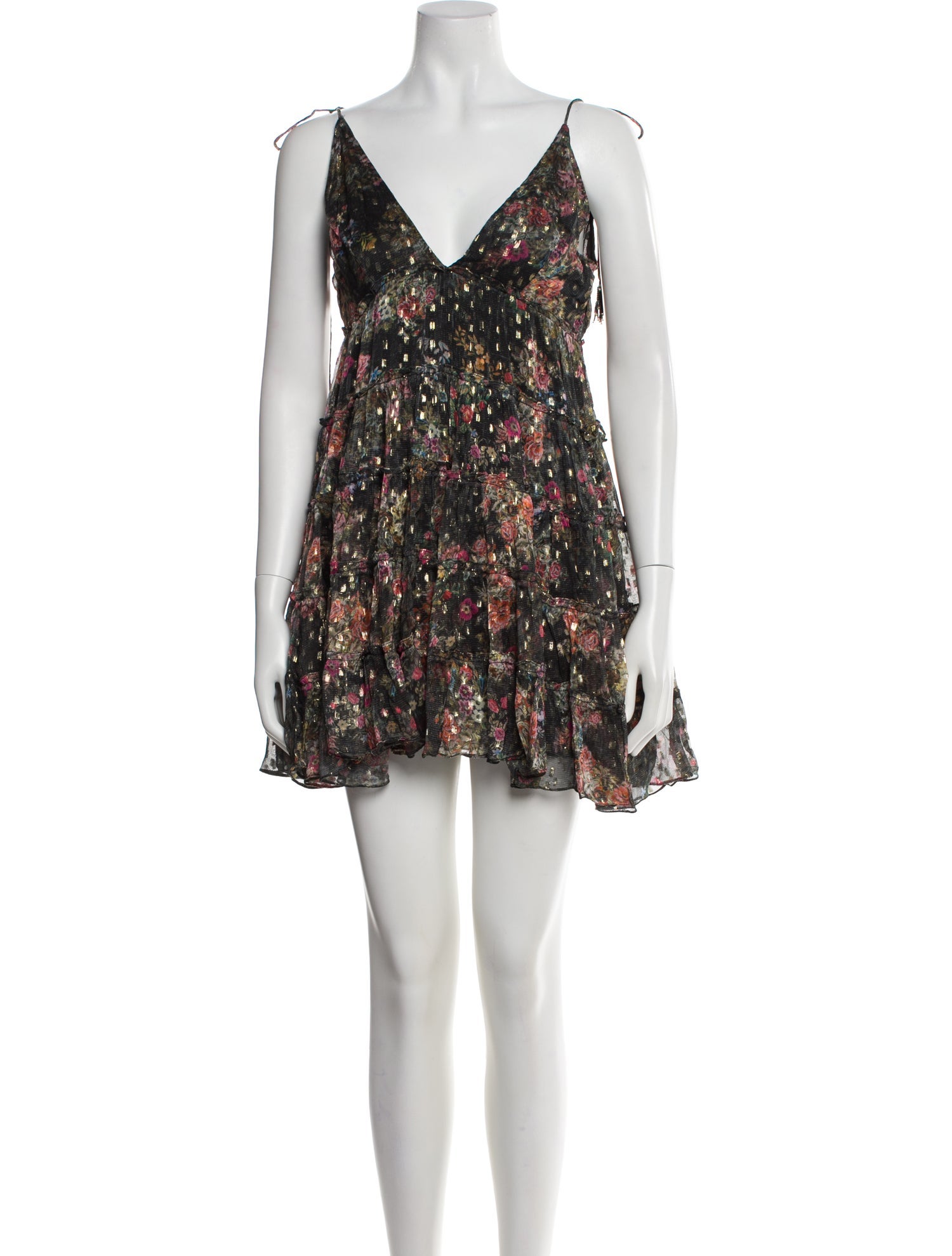 Rococo Sand Floral Print Mini Dress
