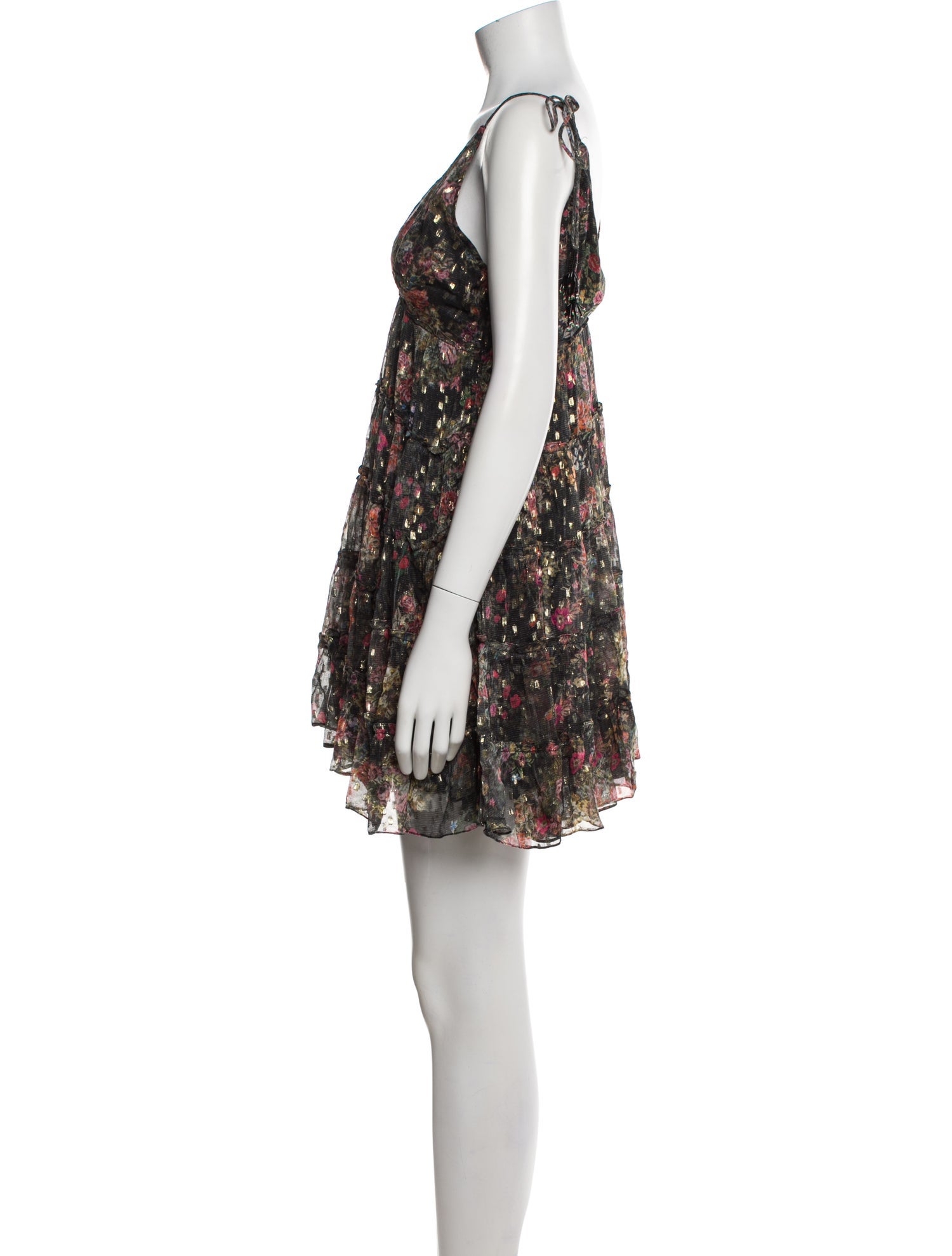 Rococo Sand Floral Print Mini Dress