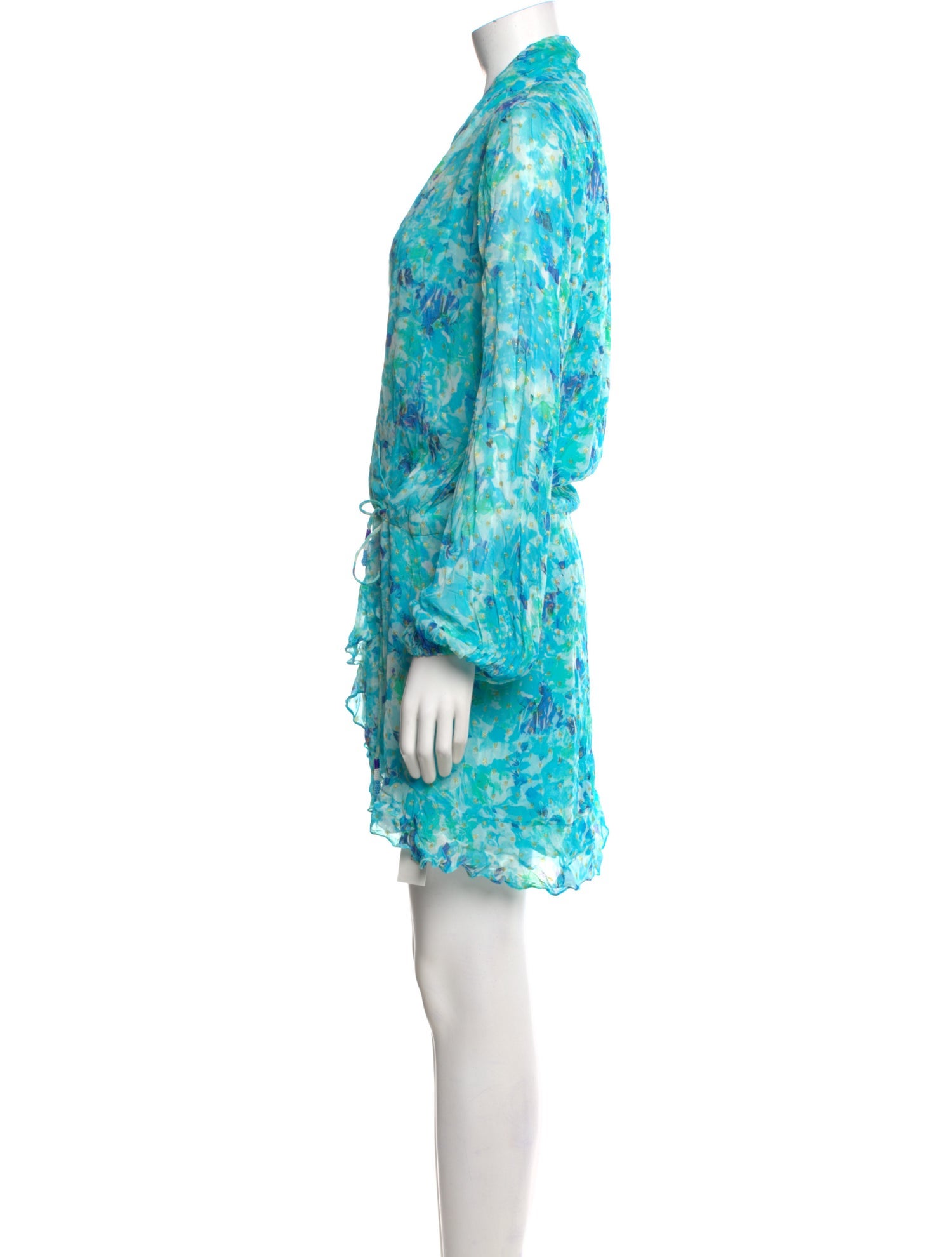 Rococo Sand Floral Print Mini Dress
