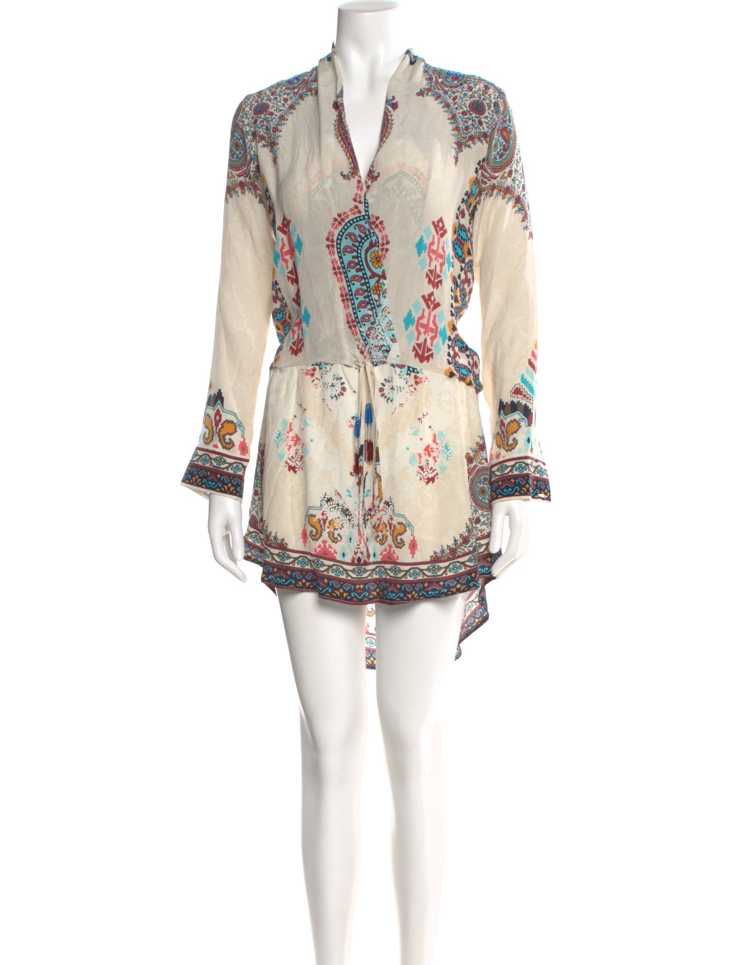 Rococo Sand Silk Mini Dress