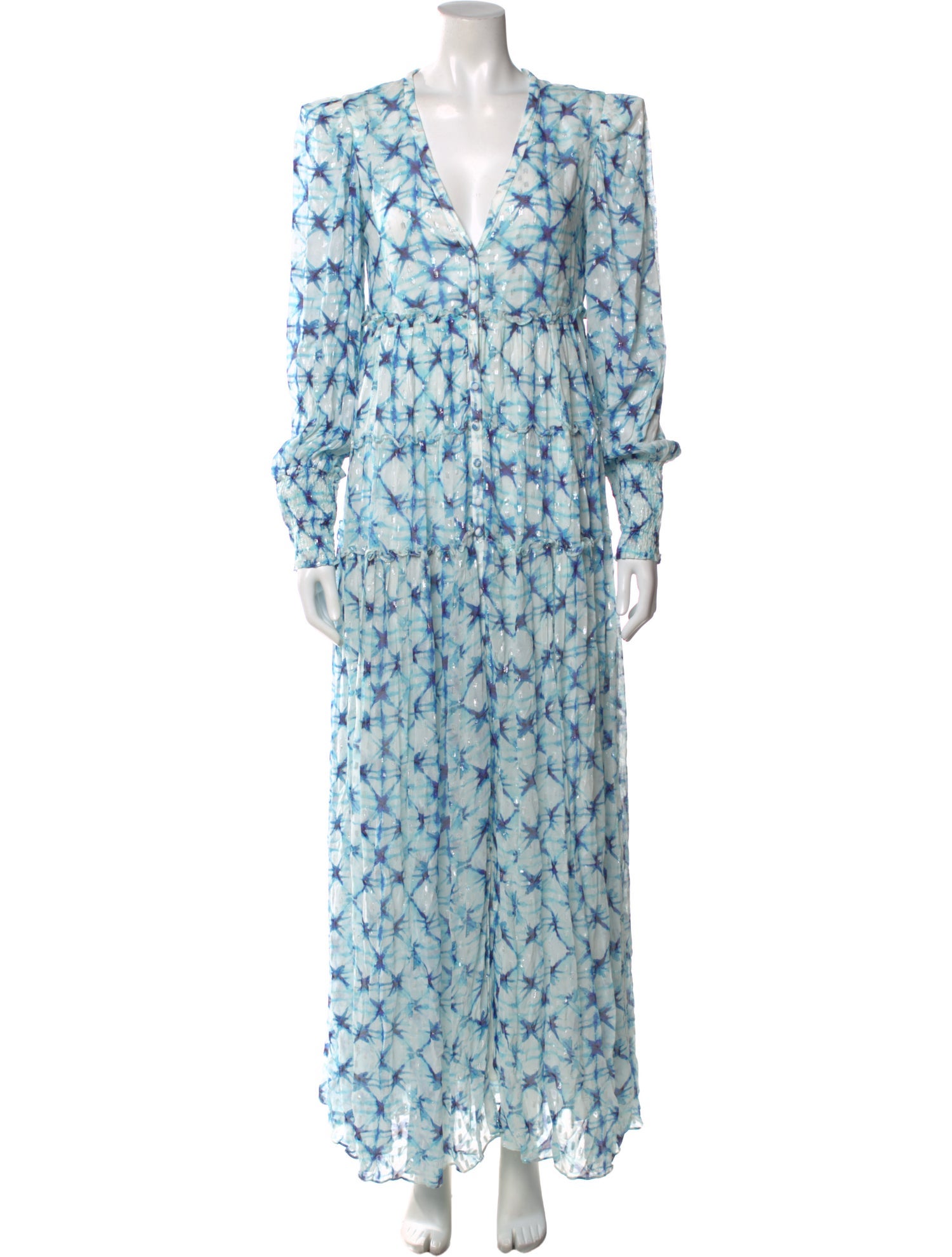 Rococo Sand Printed Long Dress w/ Tags