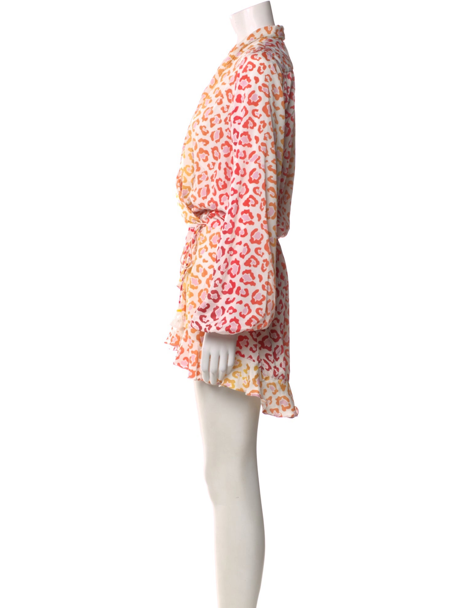 Rococo Sand Animal Print Mini Dress