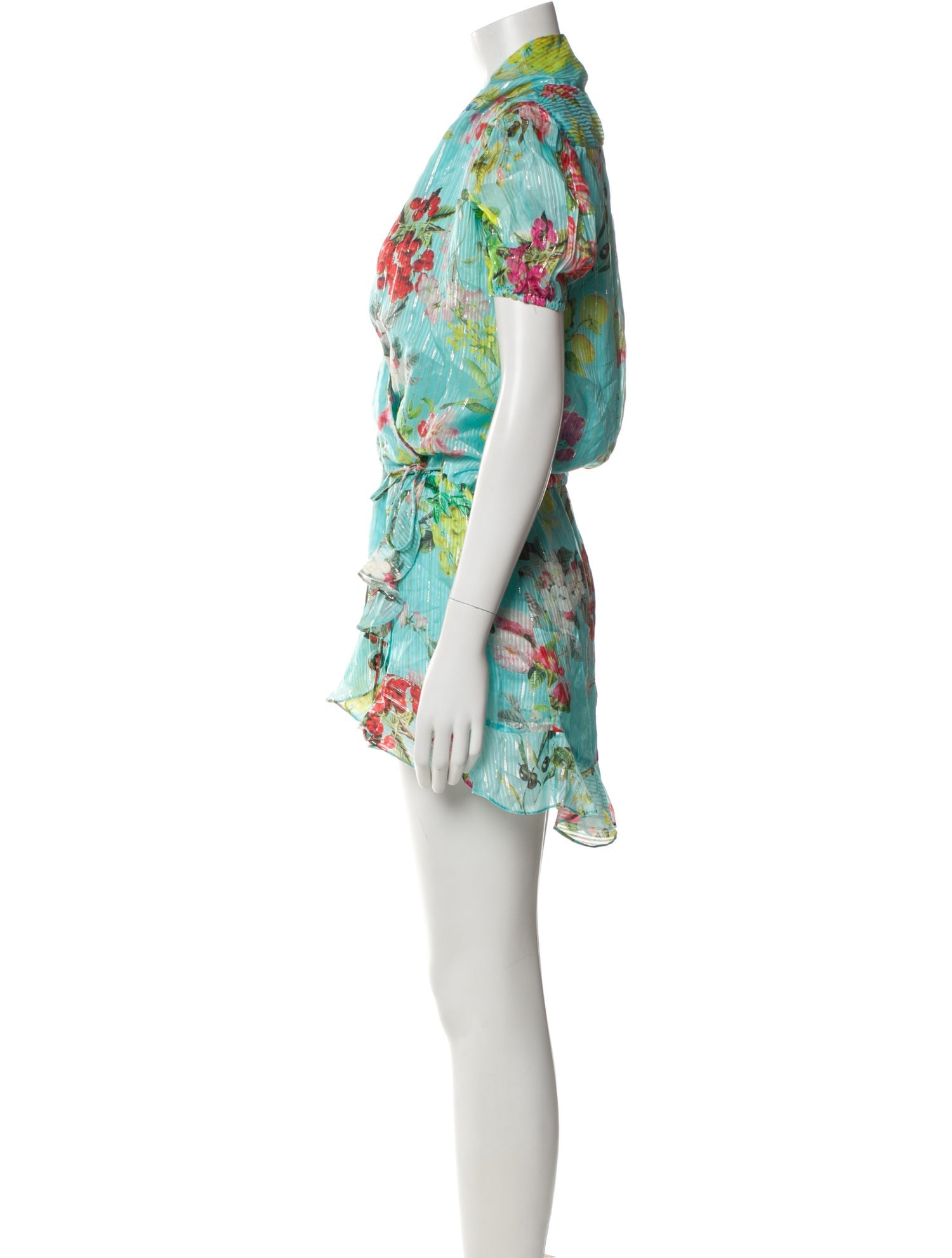 Rococo Sand Floral Print Mini Dress