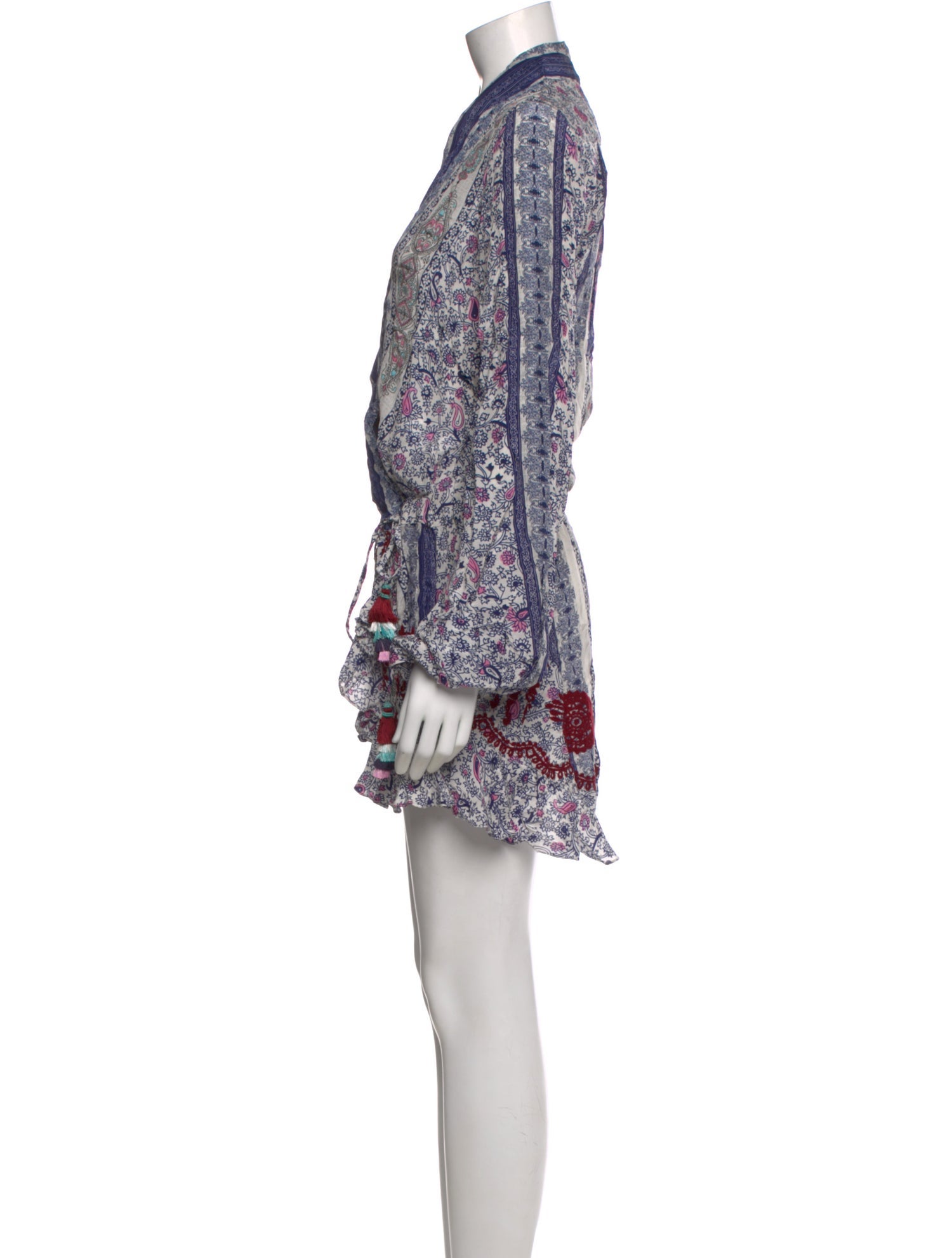 Rococo Sand Silk Mini Dress