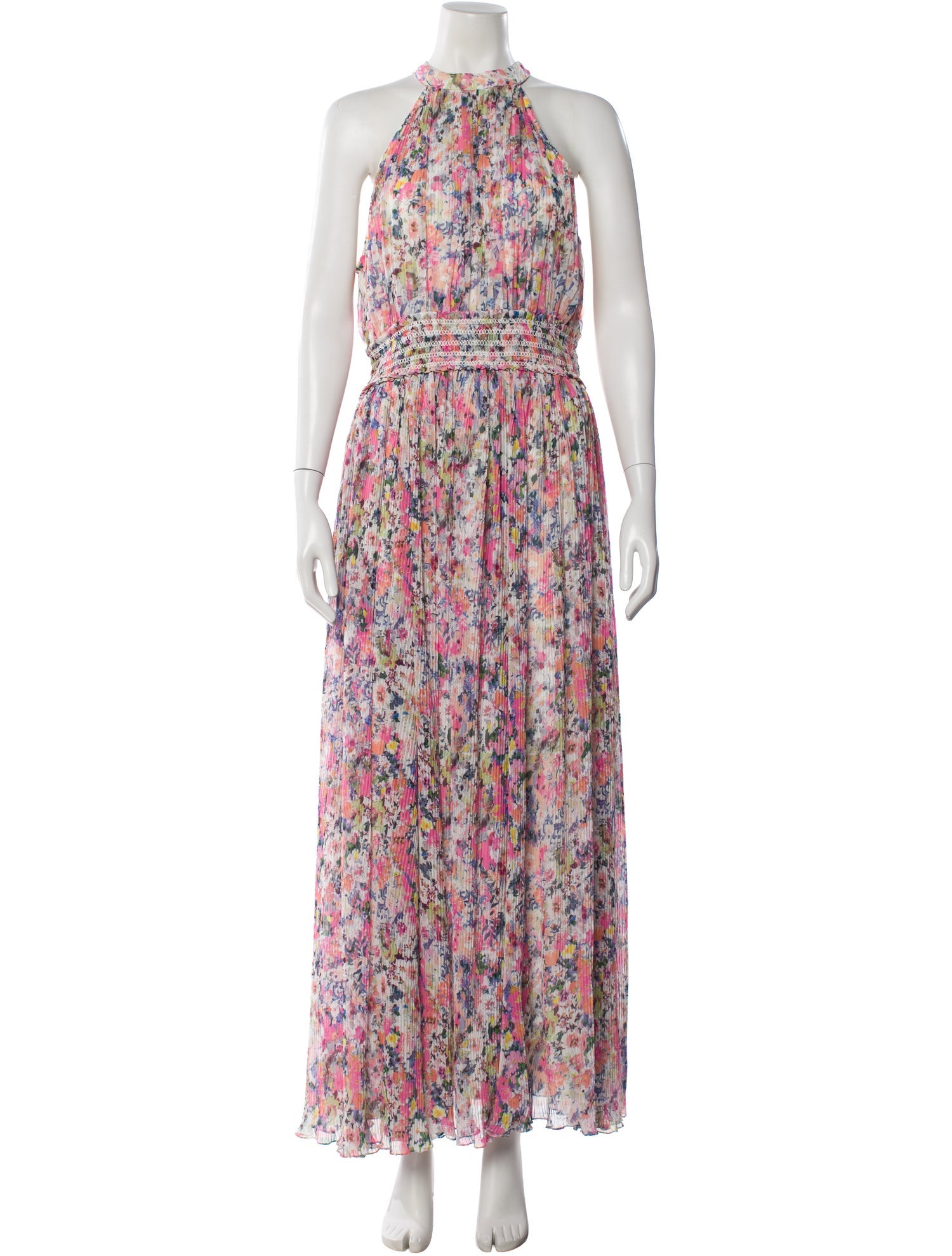 Rococo Sand Floral Print Long Dress