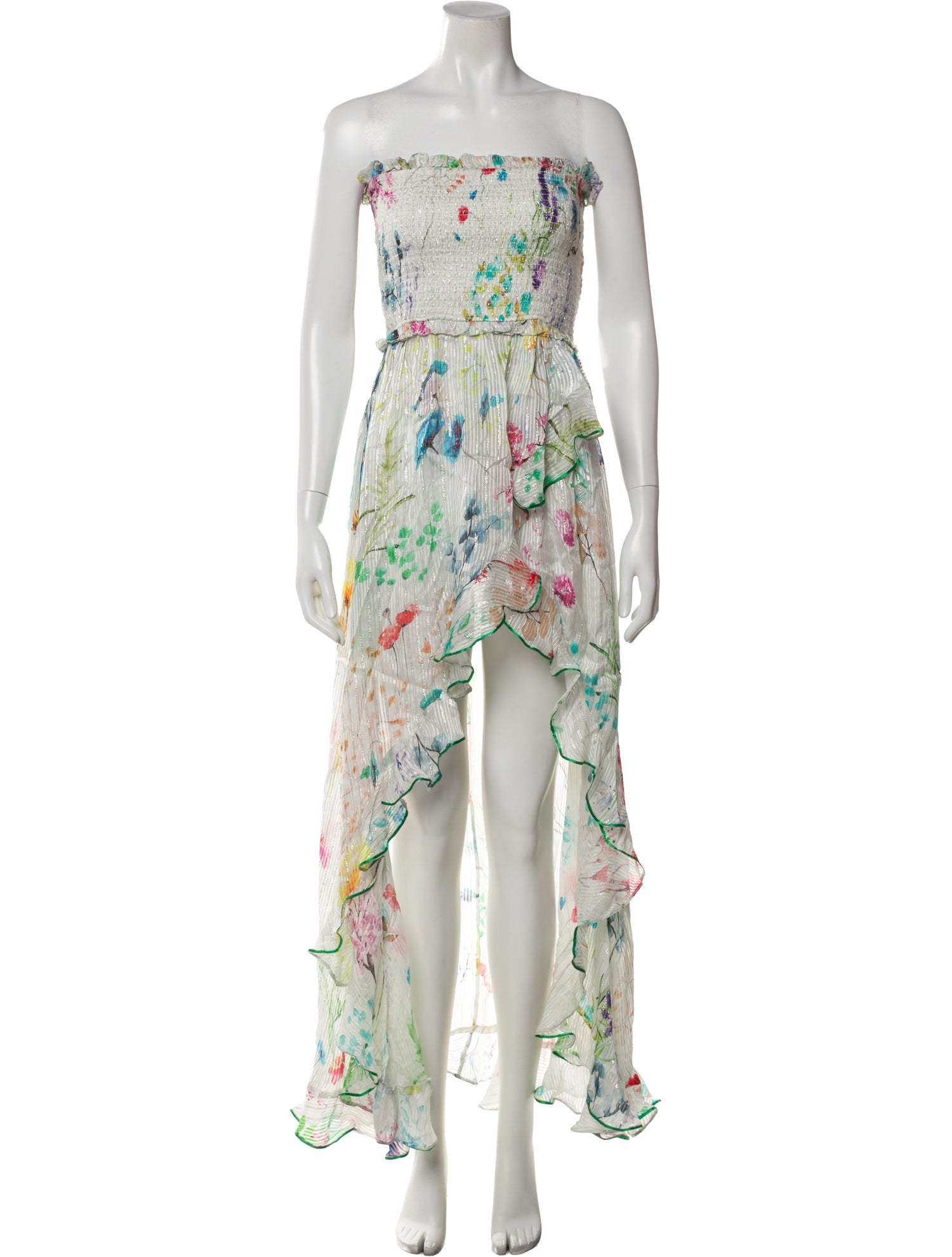 Rococo Sand Floral Print Long Dress
