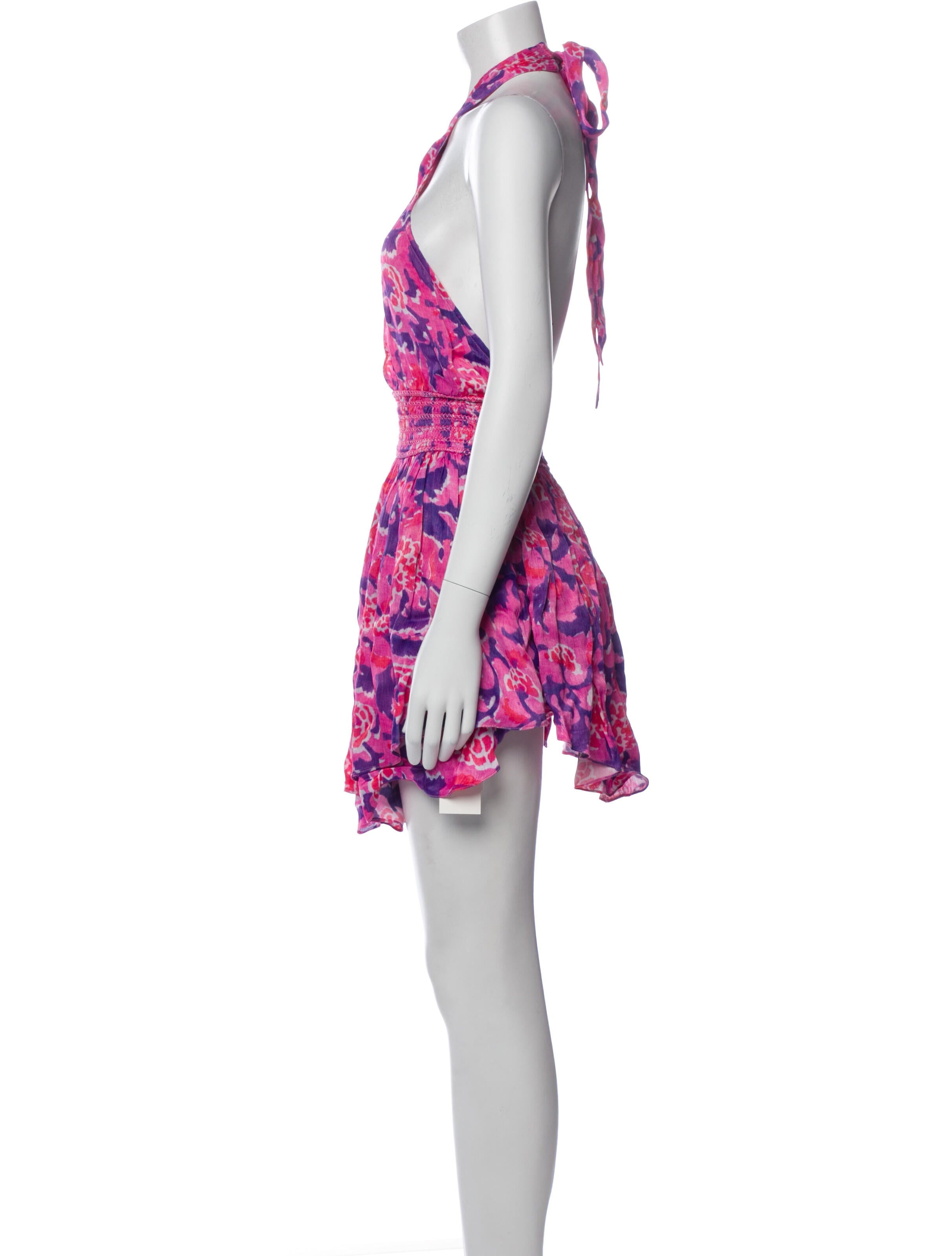 Rococo Sand Silk Mini Dress