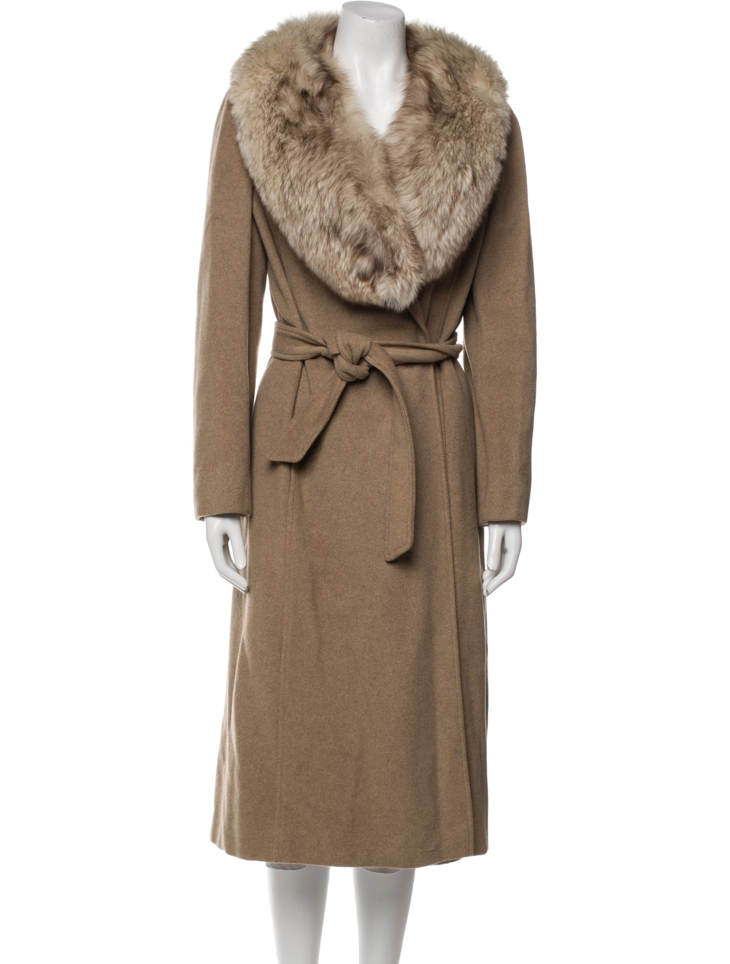 Regency Cashmere Cashmere Faux Fur Coat