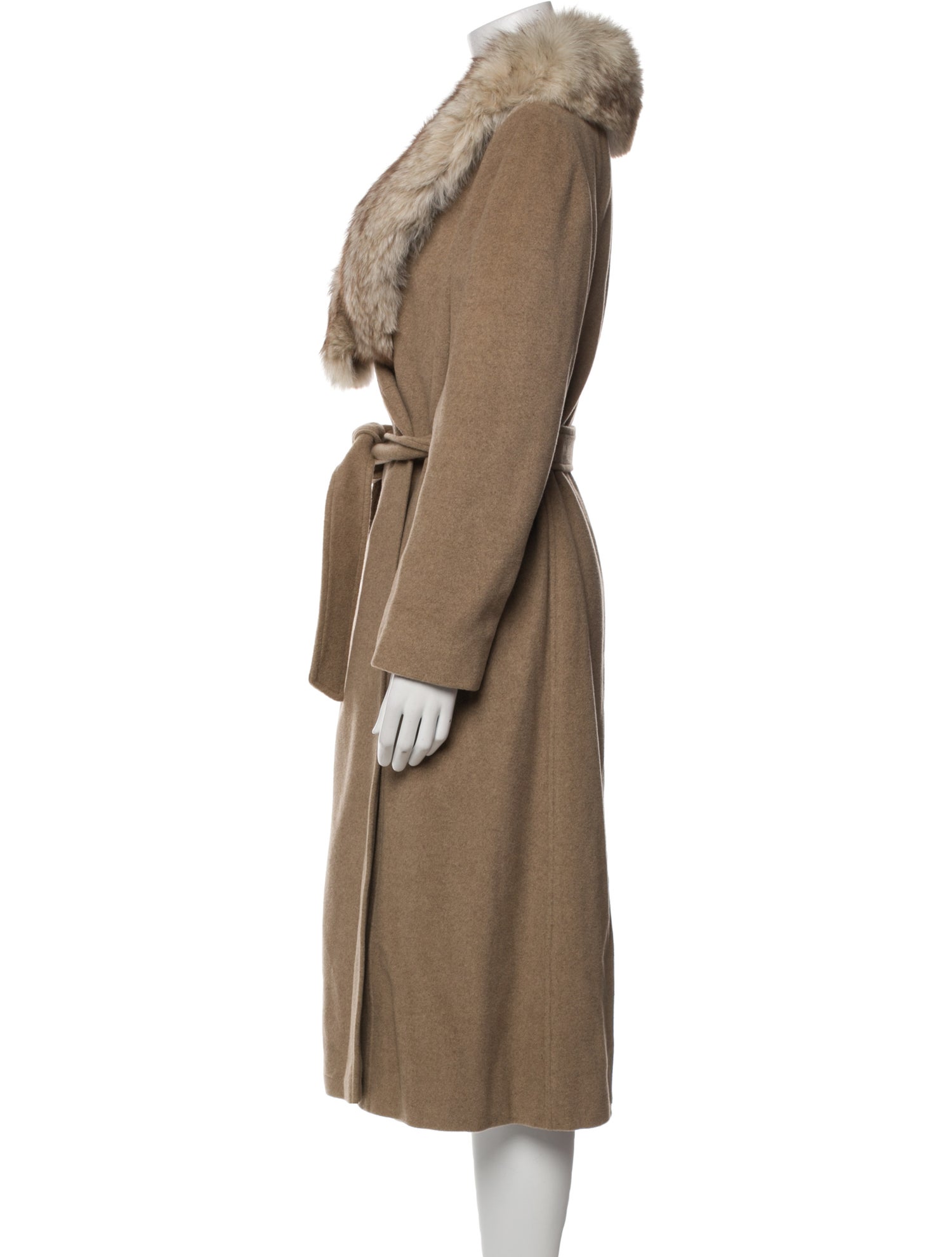 Regency Cashmere Cashmere Faux Fur Coat