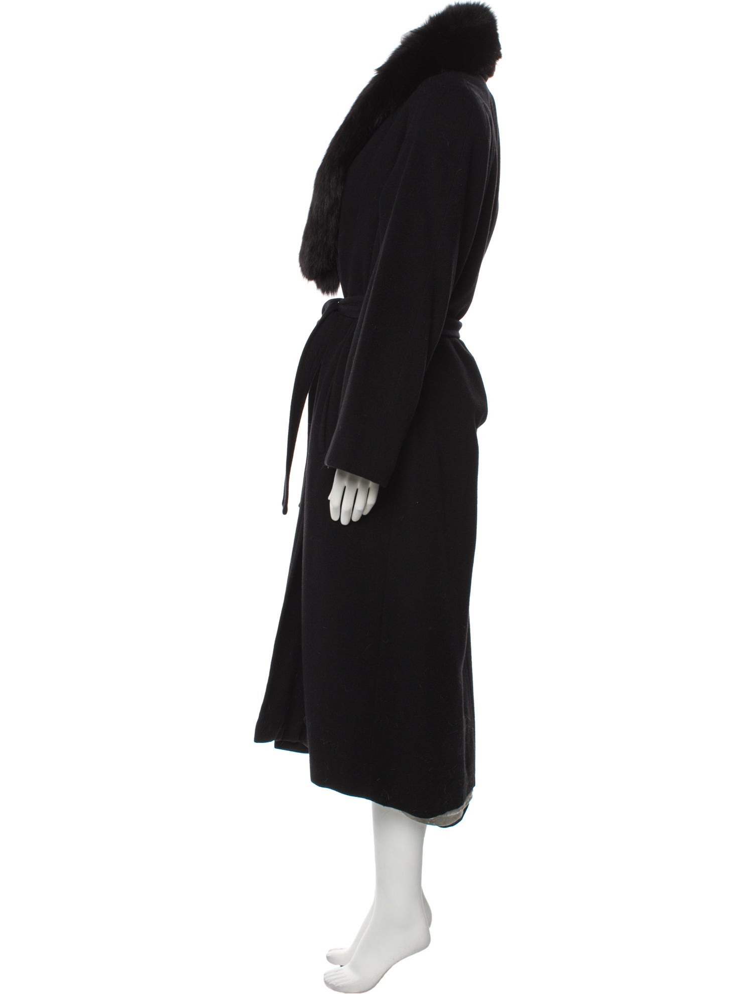 Regency Cashmere Vintage Cashmere Faux Fur Coat
