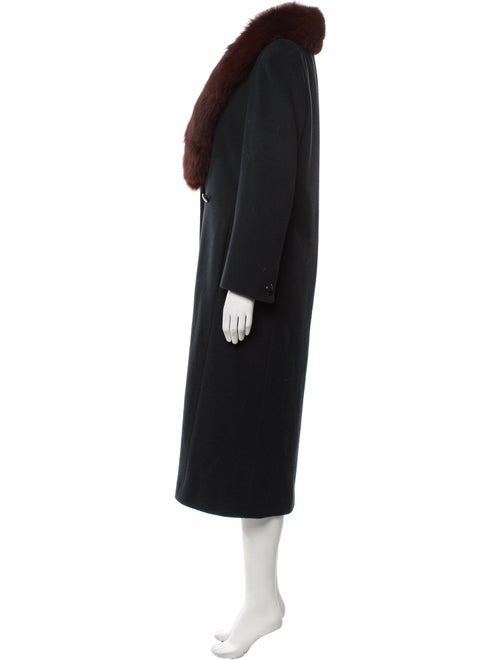 Regency Cashmere Wool Faux Fur Coat