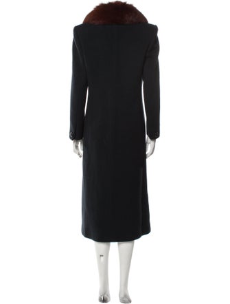 Regency Cashmere Wool Faux Fur Coat