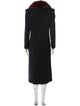 Regency Cashmere Wool Faux Fur Coat