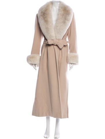 Pre-owned Regency Cashmere Coat In Neutral