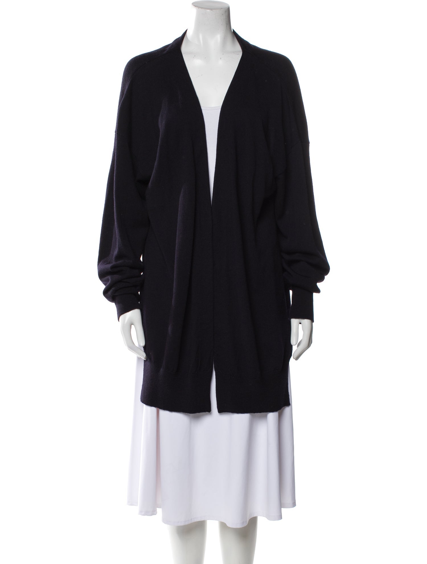 Roucha Merino Wool Plunge Neckline Sweater