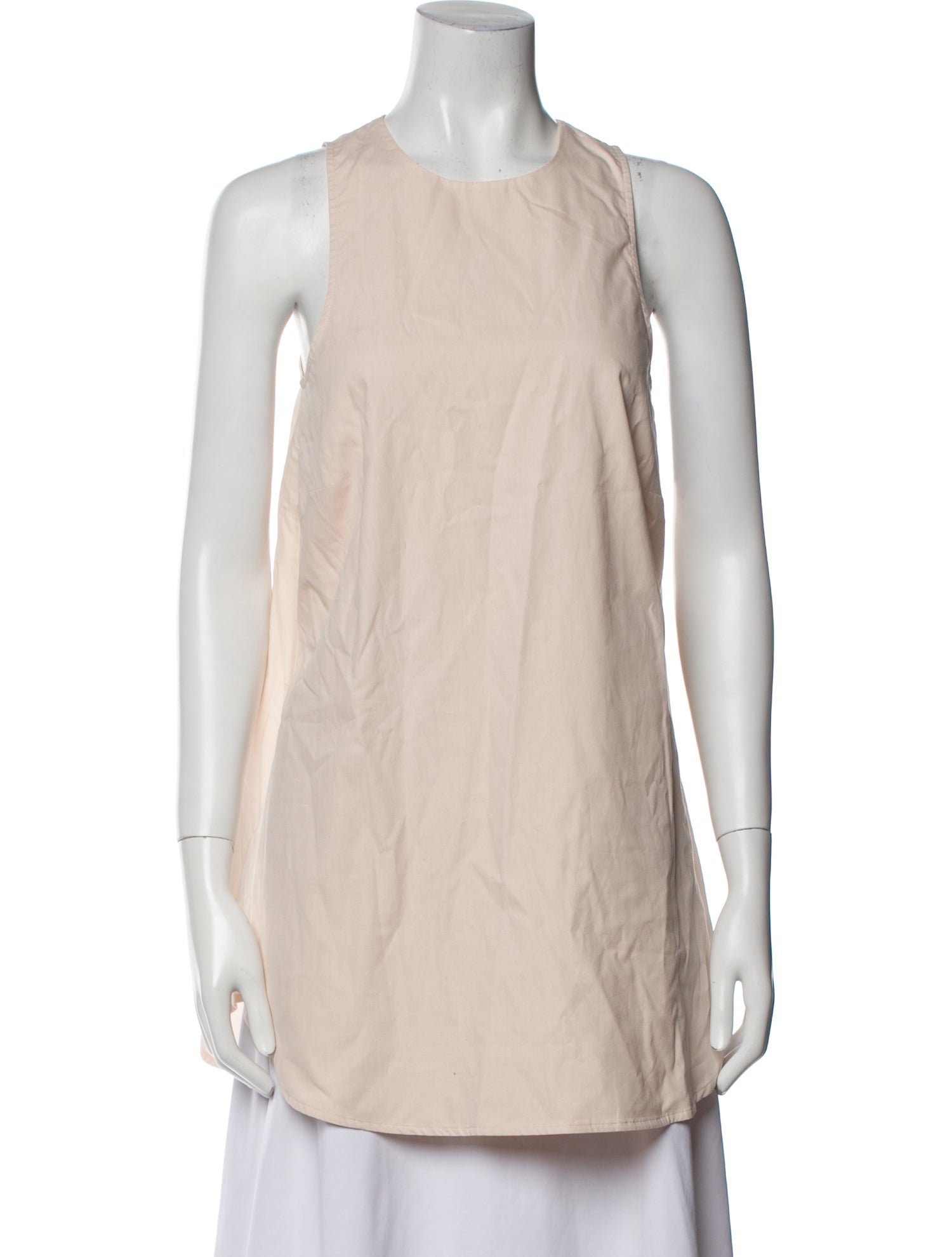 Roucha Crew Neck Sleeveless Tunic