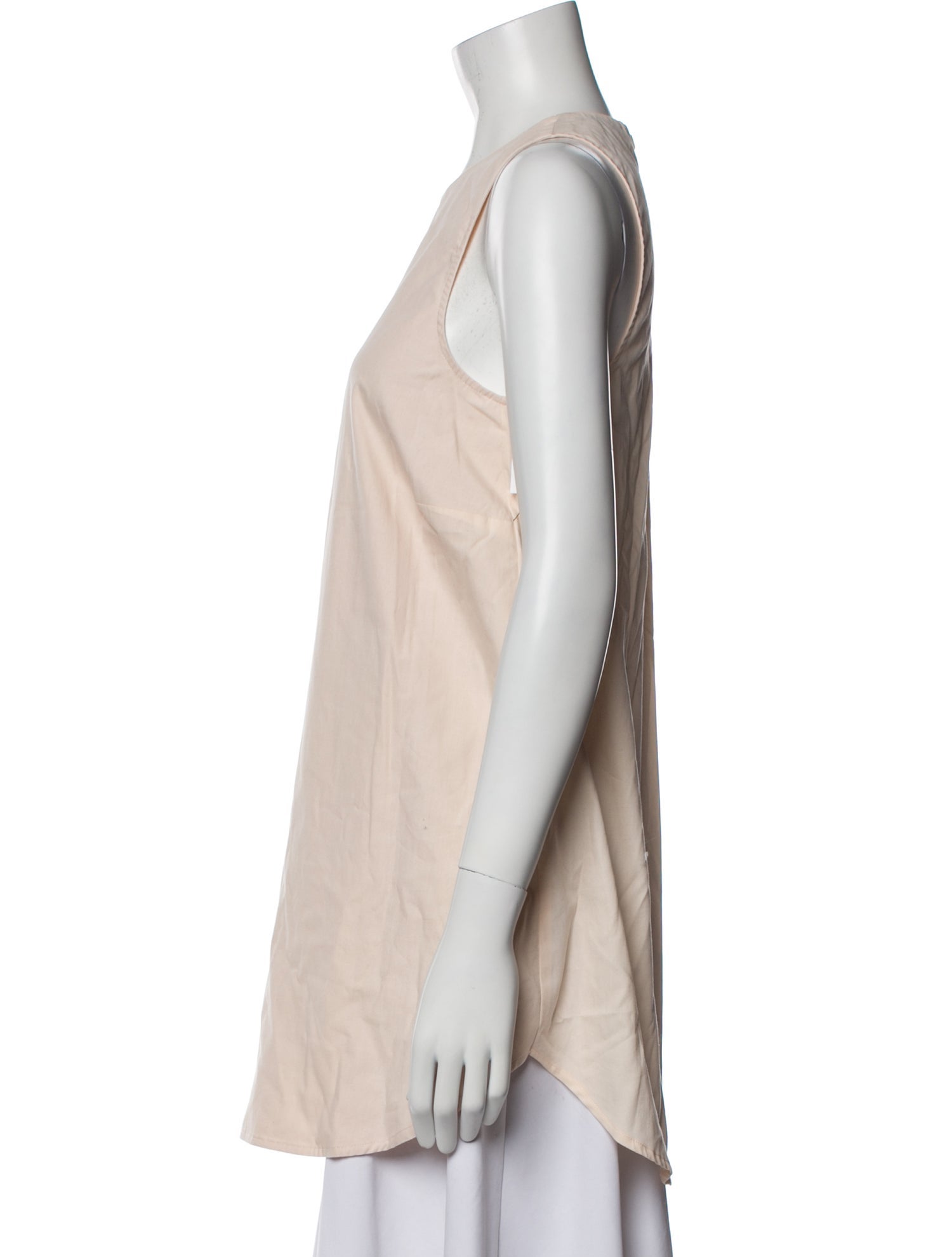 Roucha Crew Neck Sleeveless Tunic