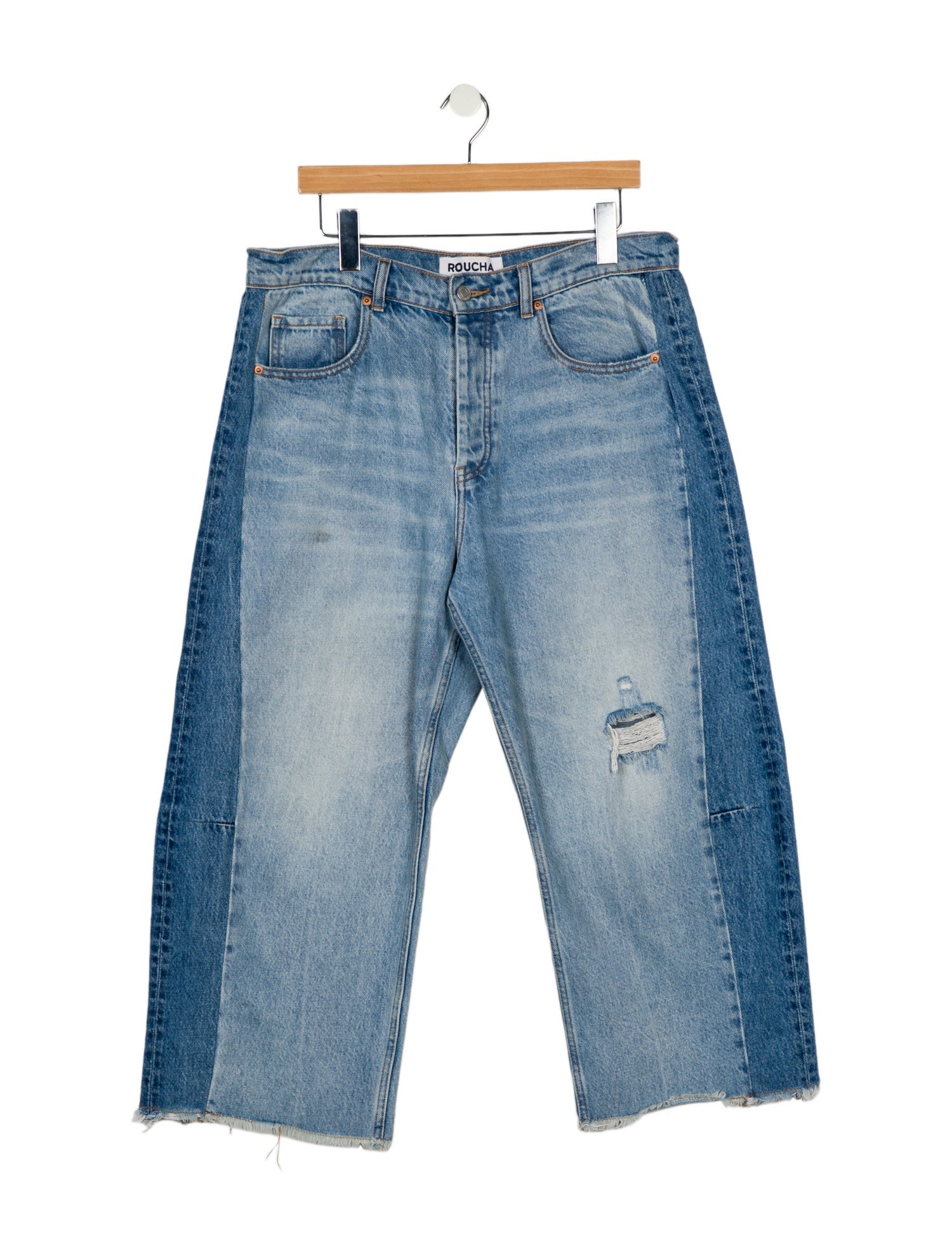 Roucha High-Rise Wide Leg Jeans