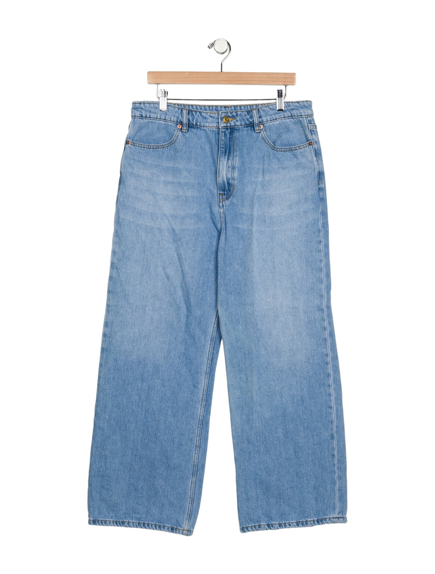 Roucha High-Rise Wide Leg Jeans