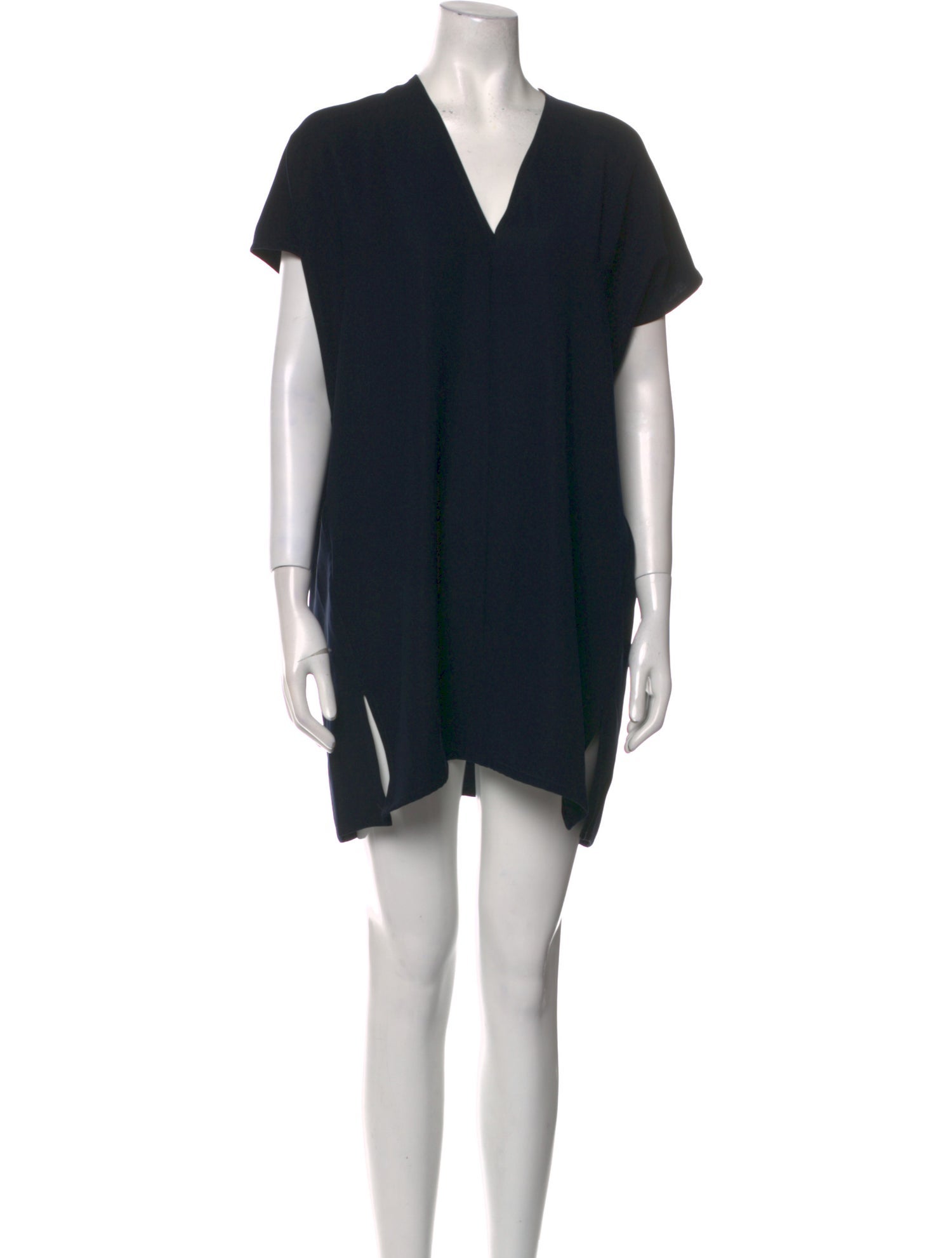 Roucha V-Neck Mini Dress