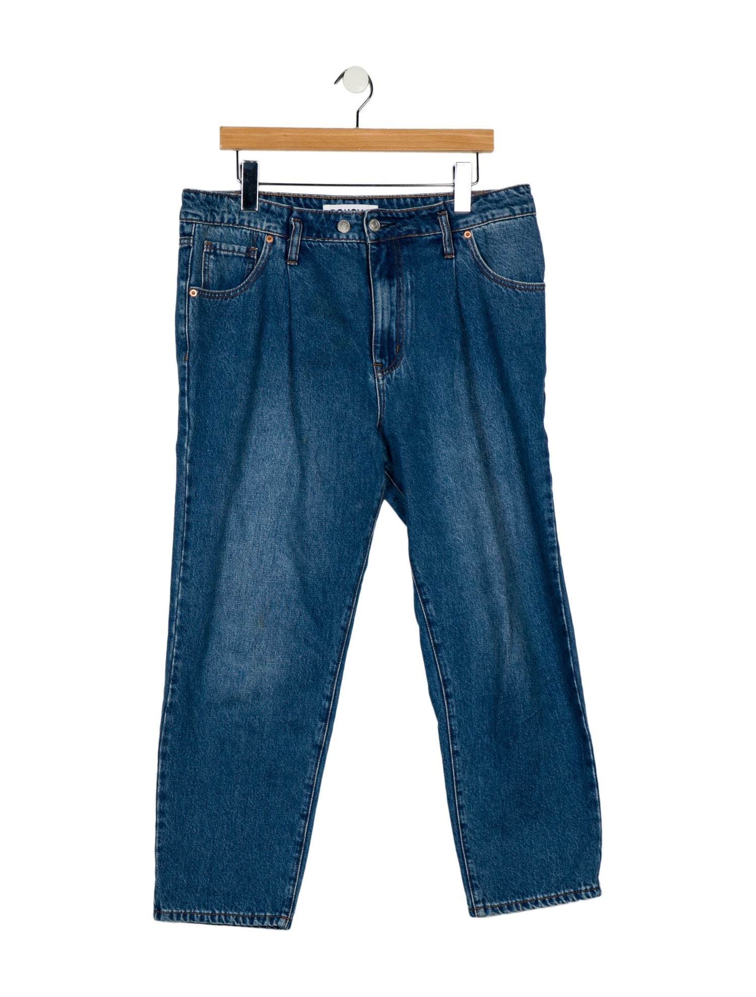 Roucha High-Rise Straight Leg Jeans
