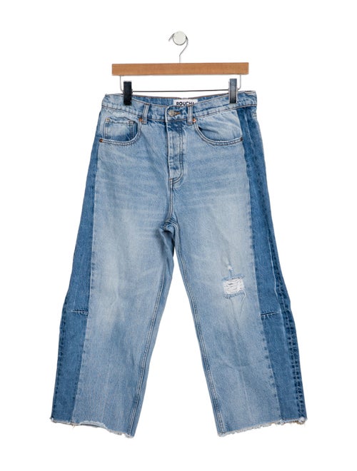 Roucha Mid-Rise Wide Leg Jeans