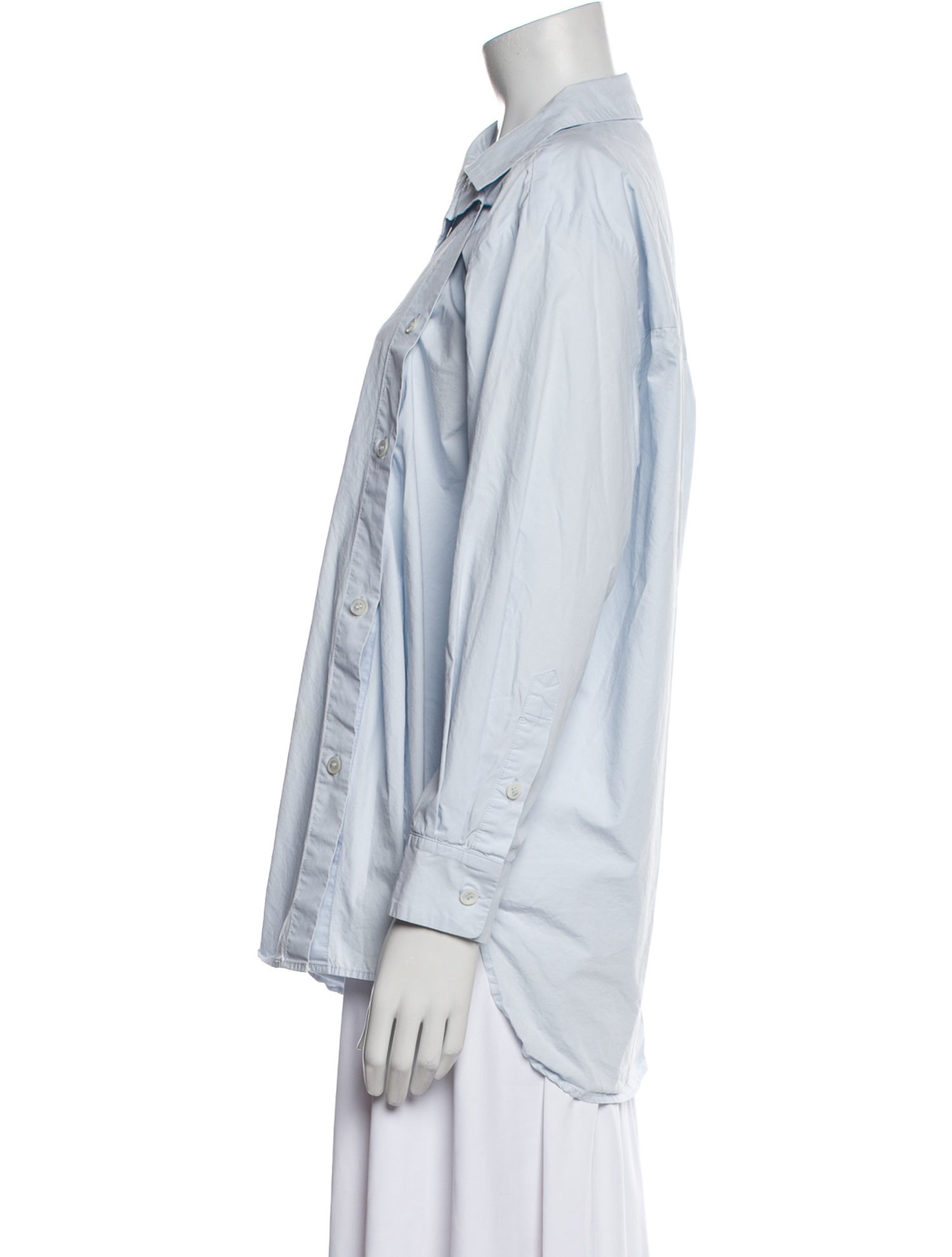 Roucha Long Sleeve Button-Up Top